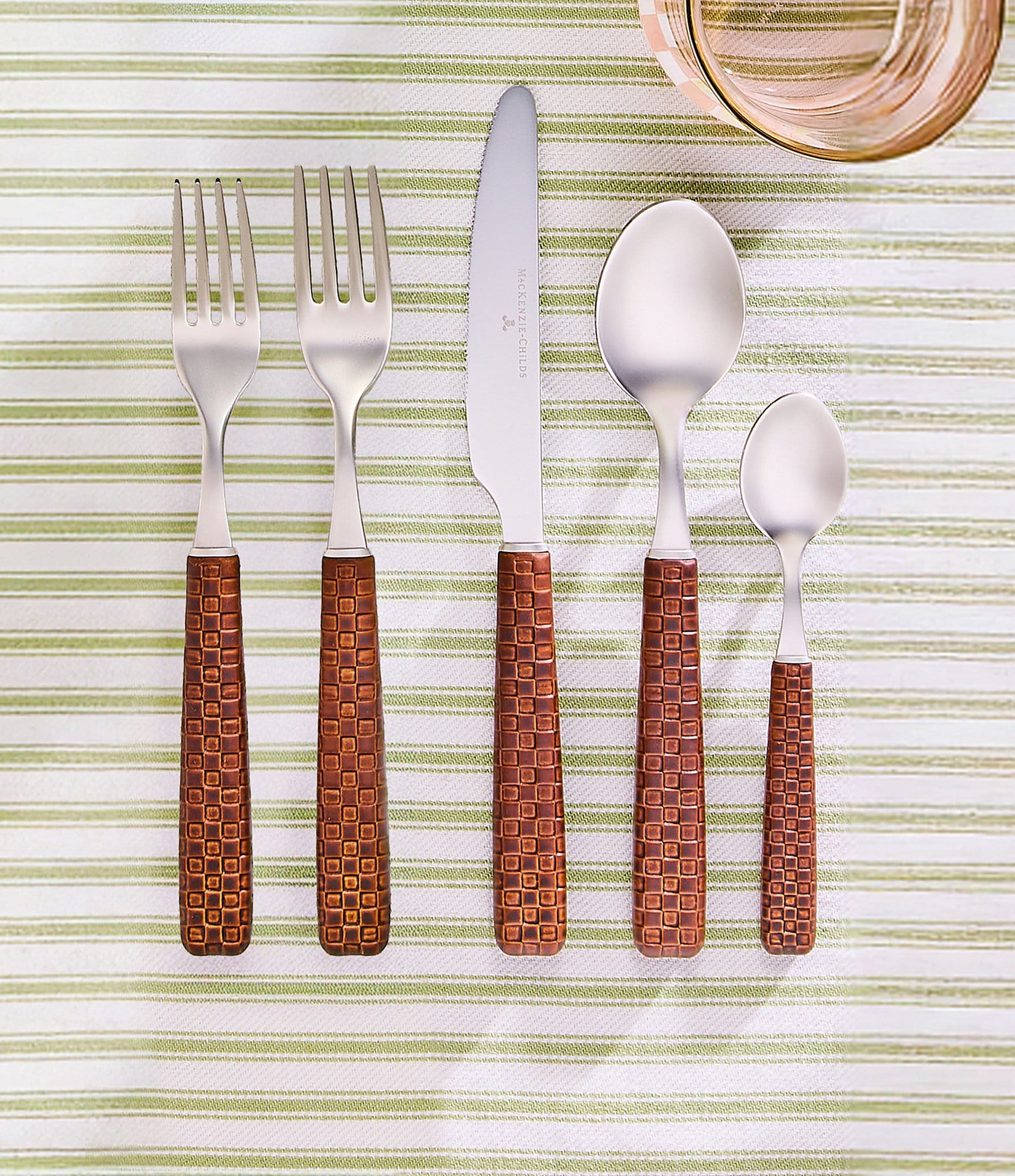 MacKenzie-Childs Everyday 5-Piece Stainless Steel Place Setting Set