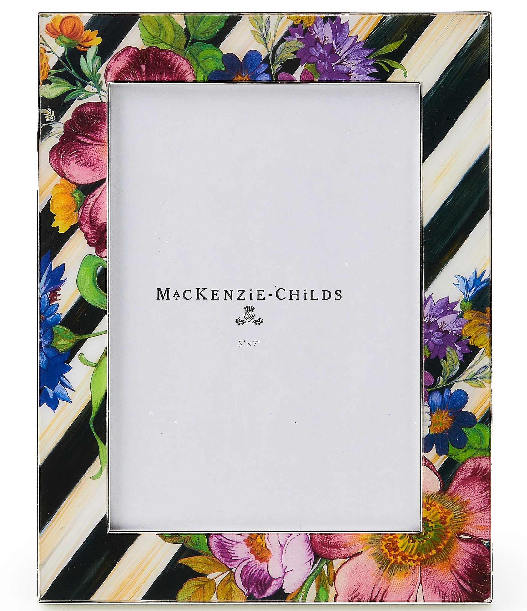 MacKenzie-Childs Flower Market 5 x 7 in. Silver Plated Frame