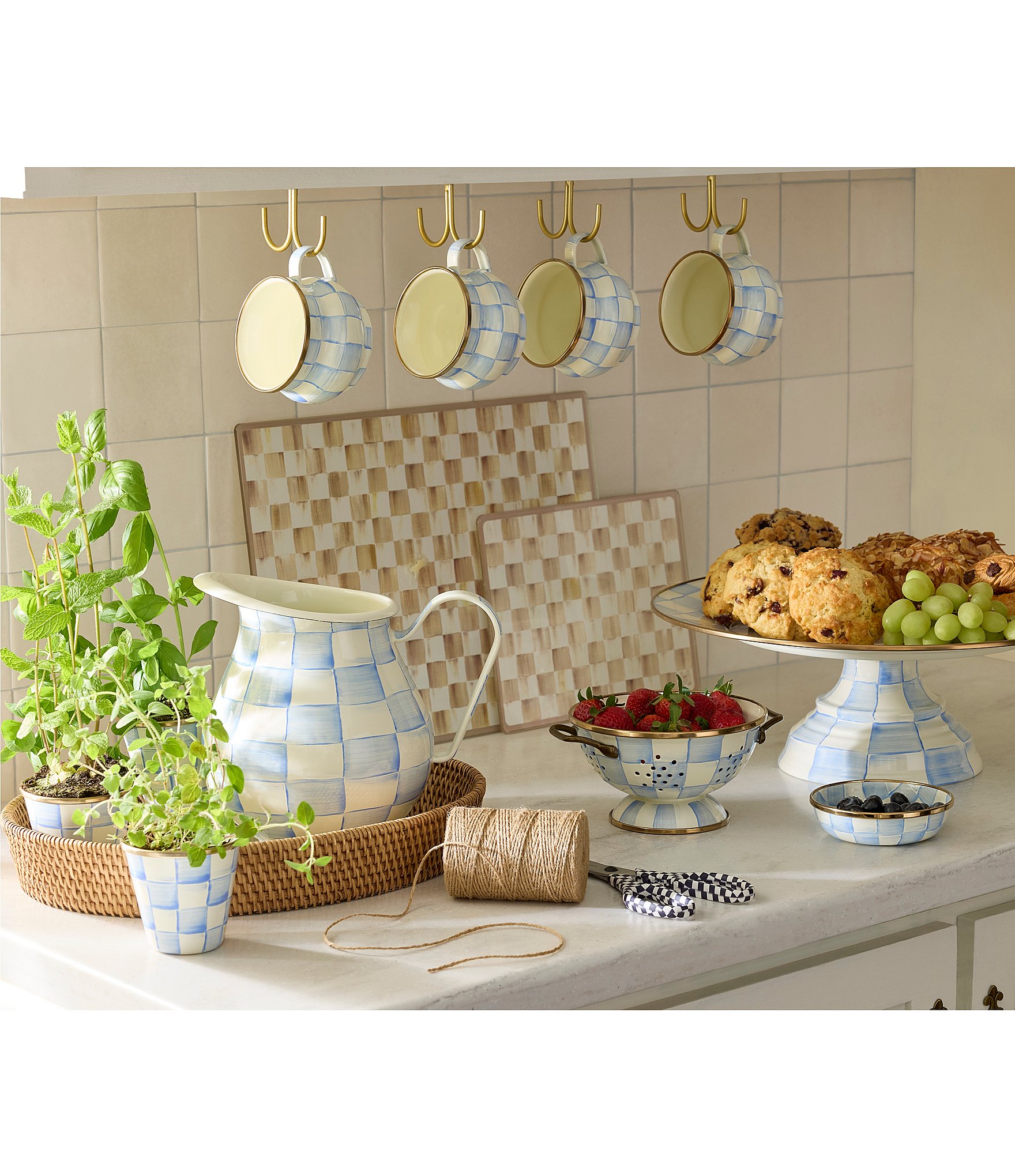 MacKenzie-Childs Check® Enamel Mug