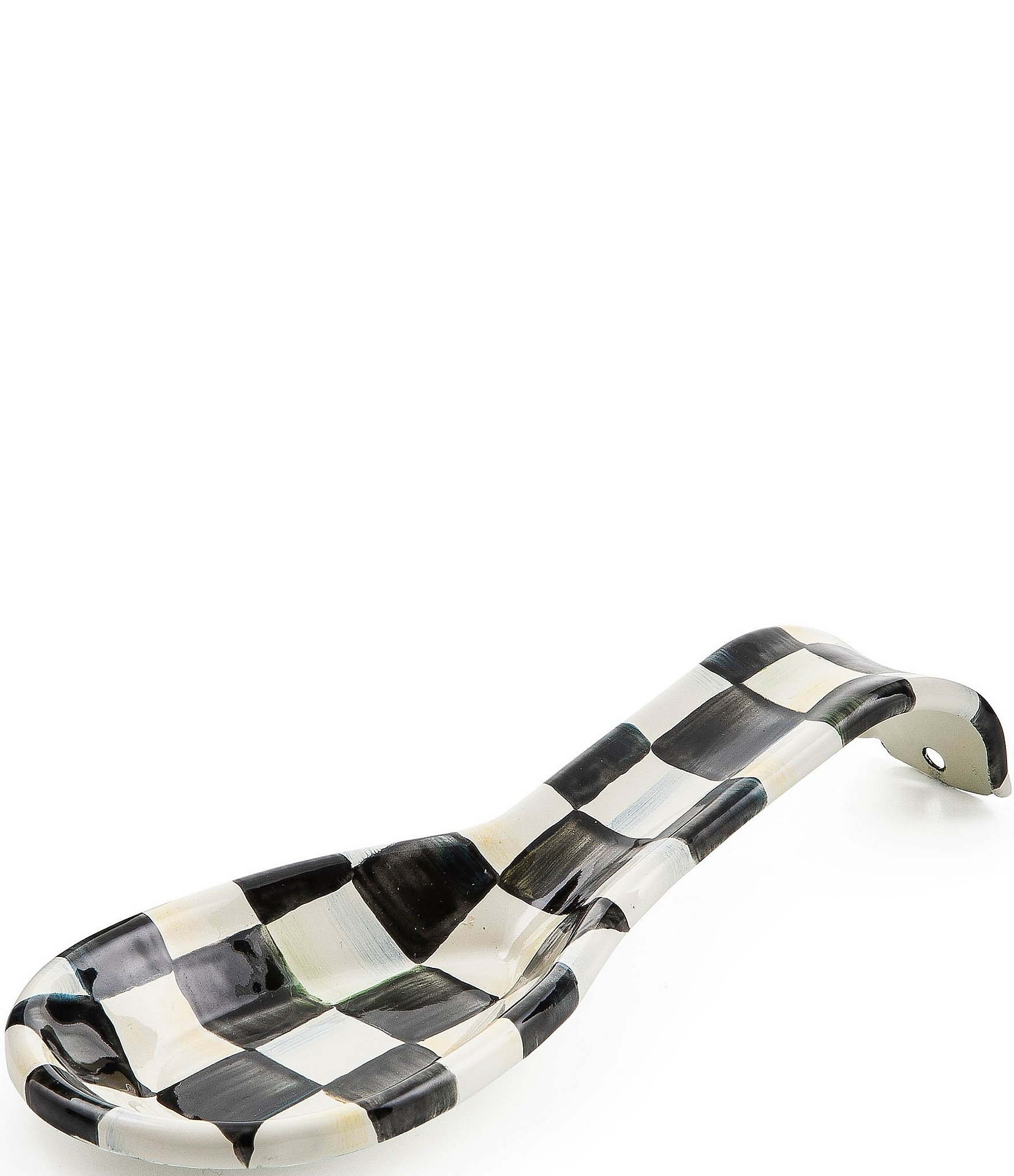 MacKenzie-Childs Check Enamel Spoon Rest | Dillard's