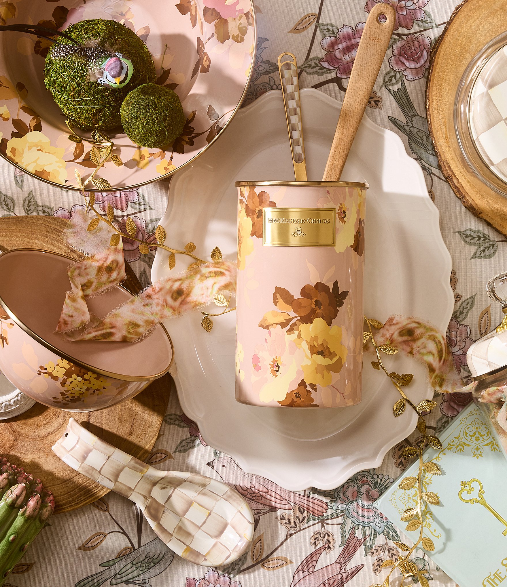 MacKenzie-Childs Check Enamel Spoon Rest