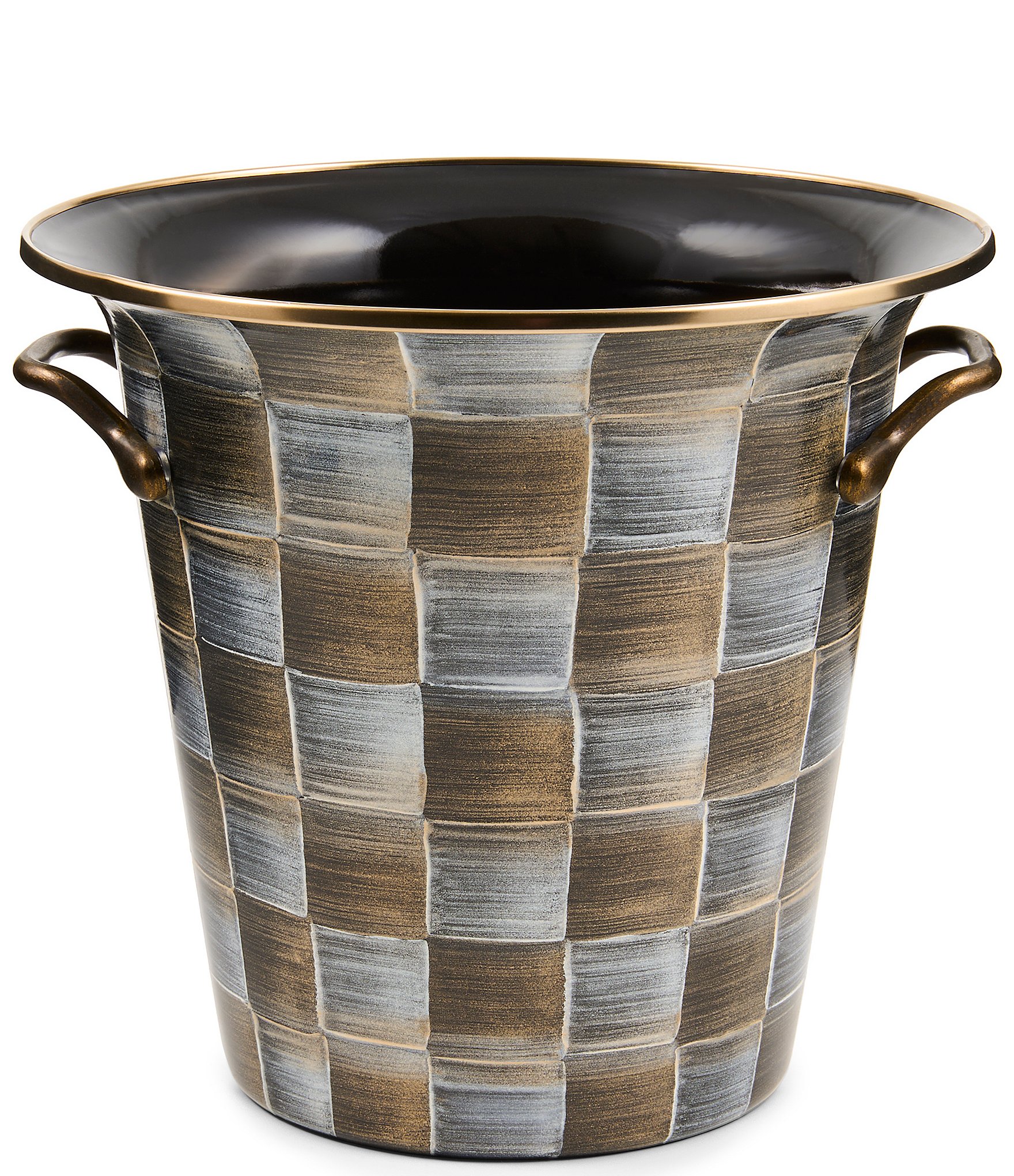 MacKenzie-Childs Sophisticheck Stainless Steel Wine Cooler
