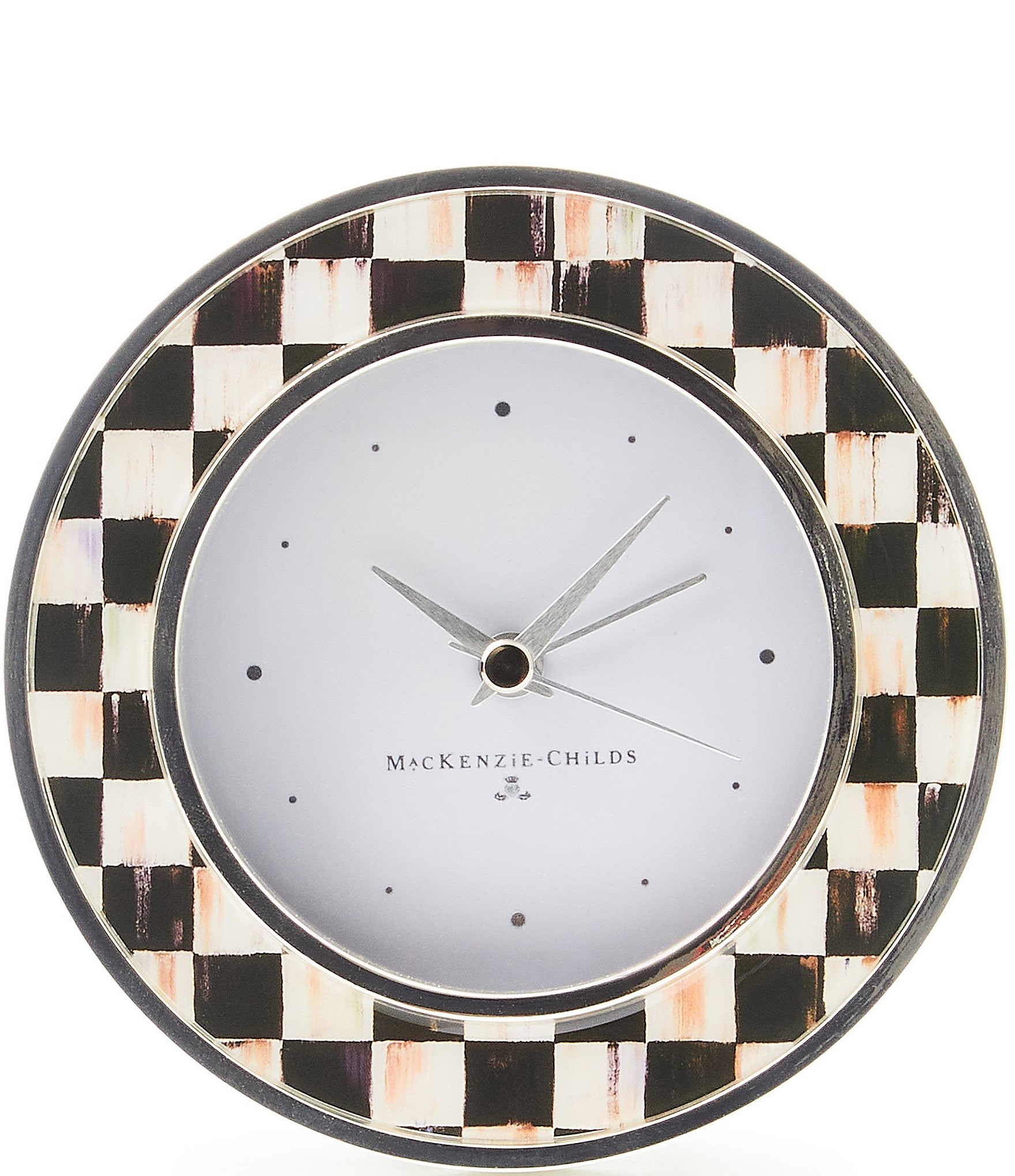 （US発）MacKenzie-Childs コートリーチェック 壁掛け時計 Amazon.com: MACKENZIE-CHILDS Wall Clock, Decorative Clock