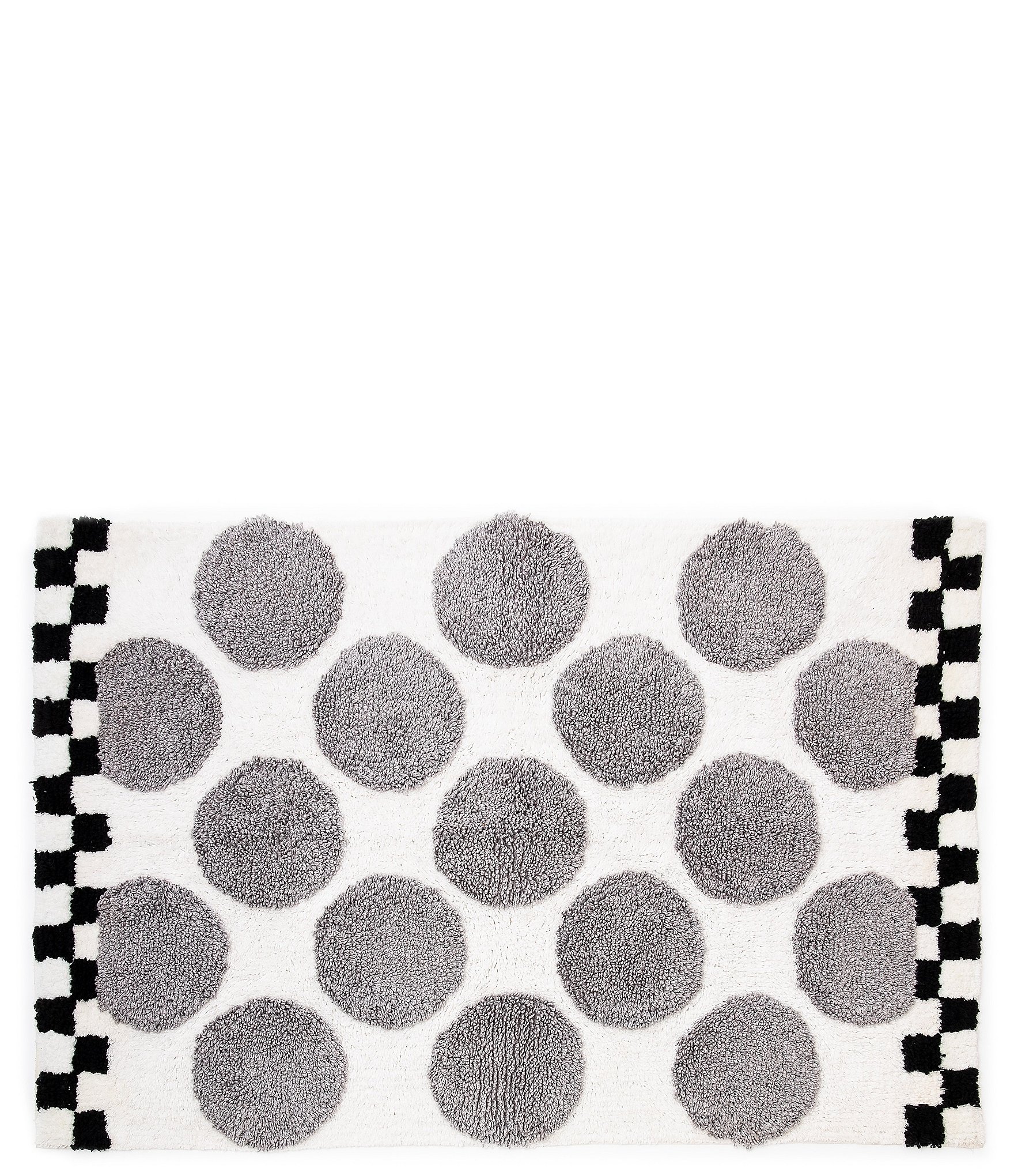 MacKenzie-Childs Sterling Dot Bath Rug