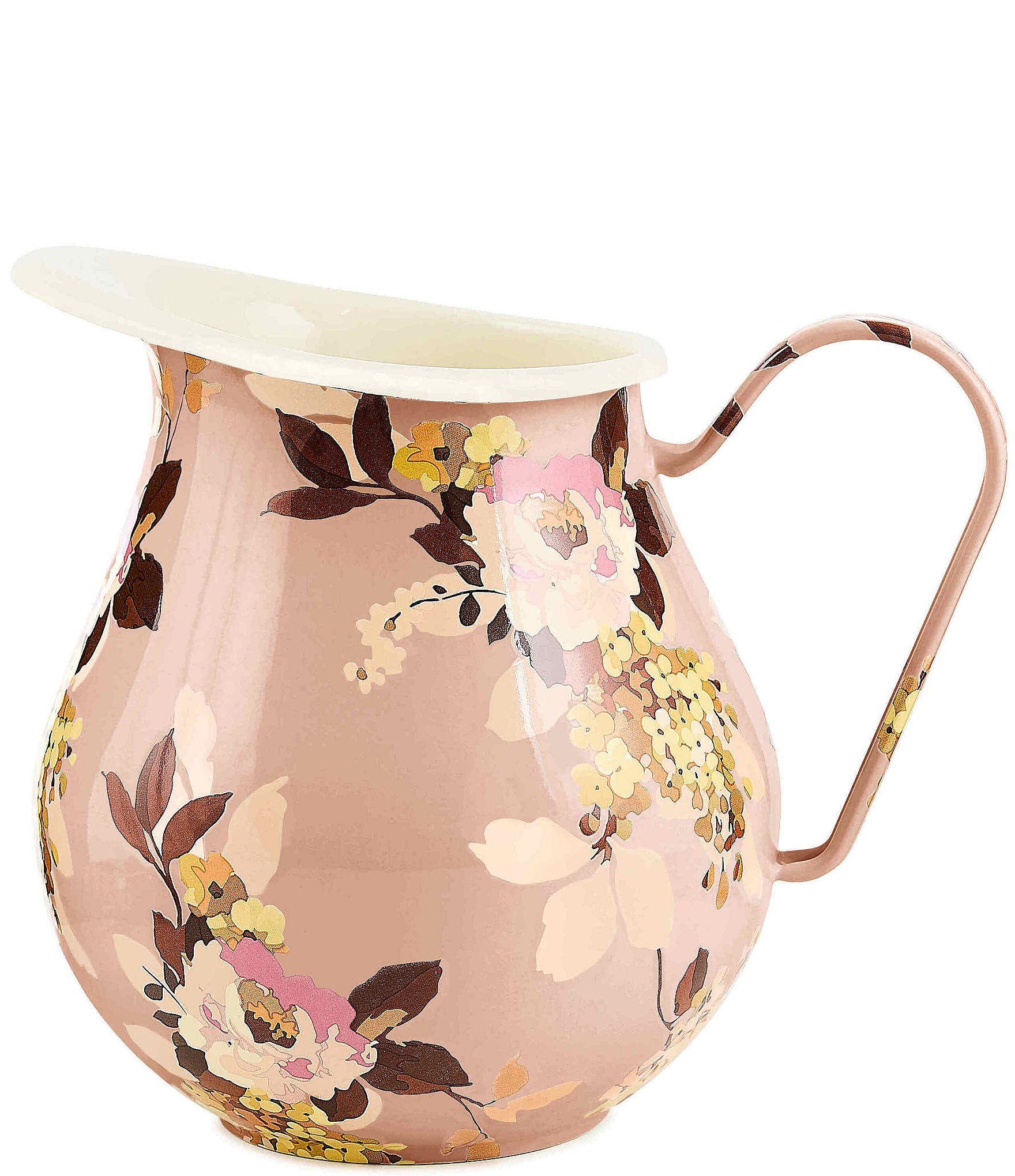 MacKenzie-Childs Wild Rose Enamel Pitcher