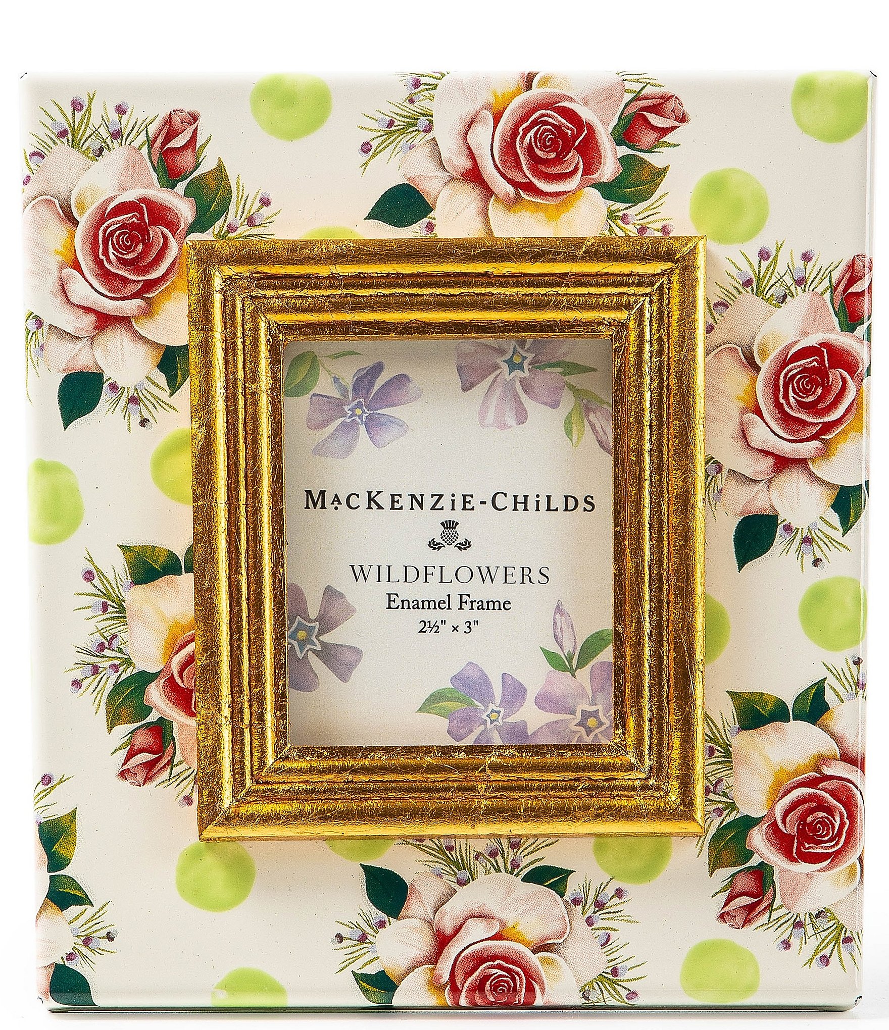 MacKenzie-Childs Wildflowers Enamel x in. Frame