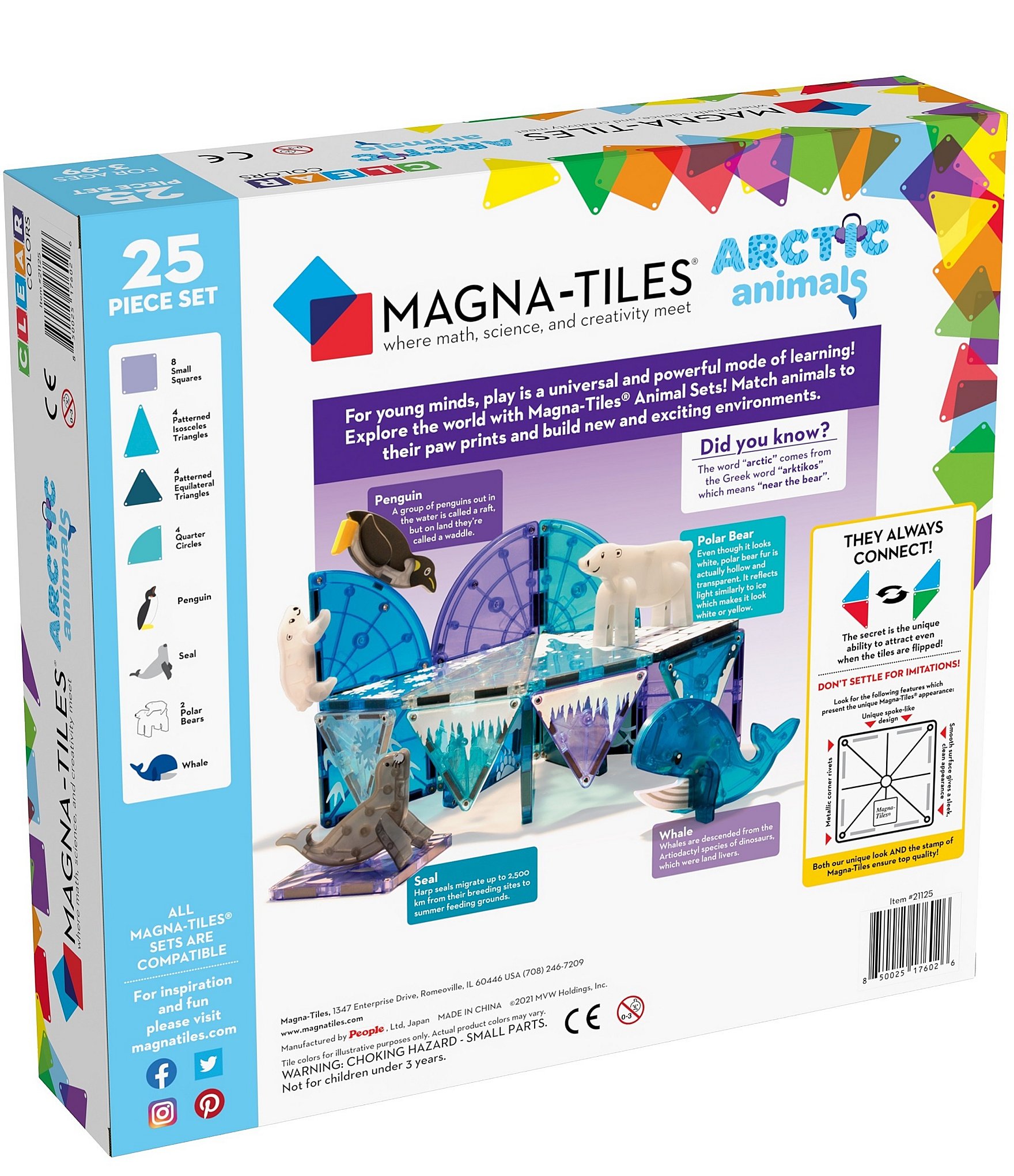 Magna-Tiles® Arctic Animals 25-Piece Set