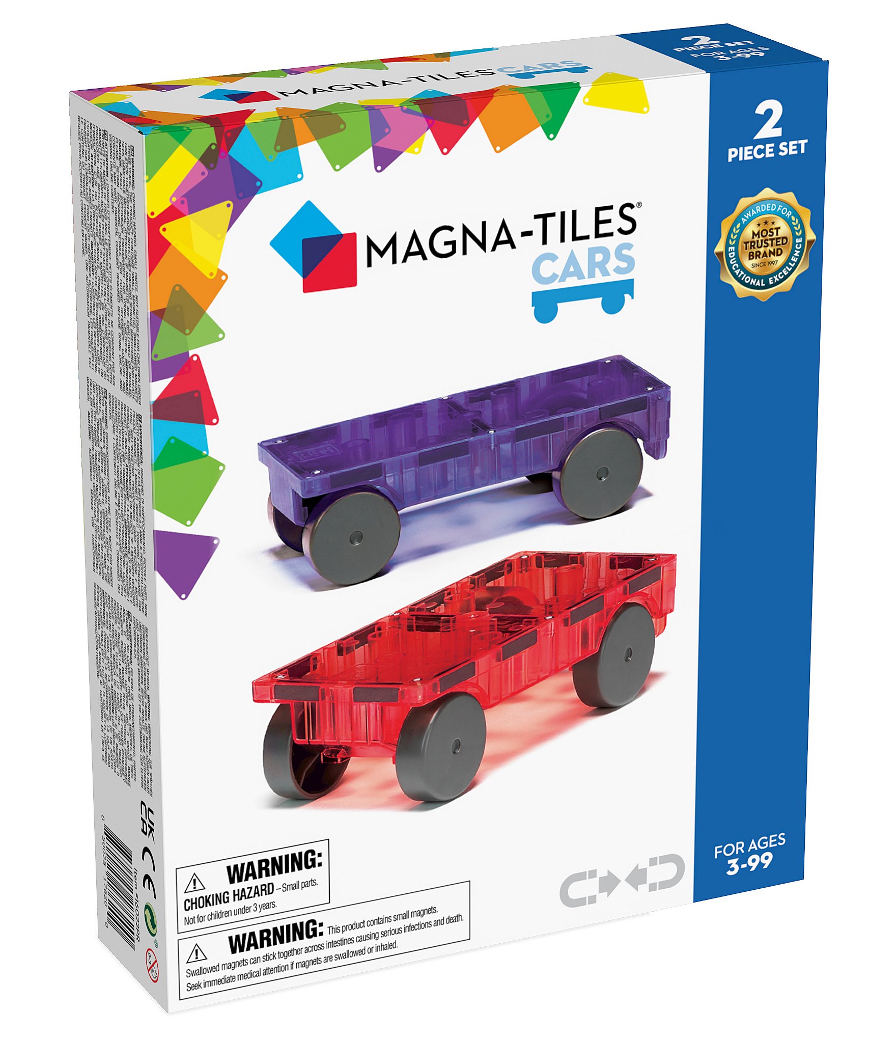 Magna-Tiles® Cars 2-Piece Set