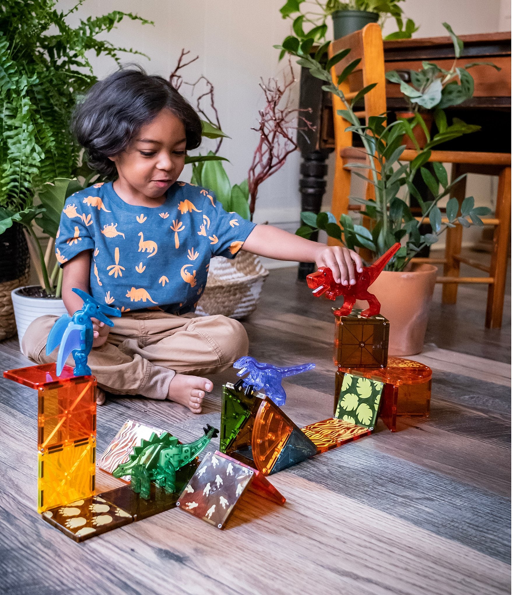 Magna-Tiles® Dino World 40-Piece Set