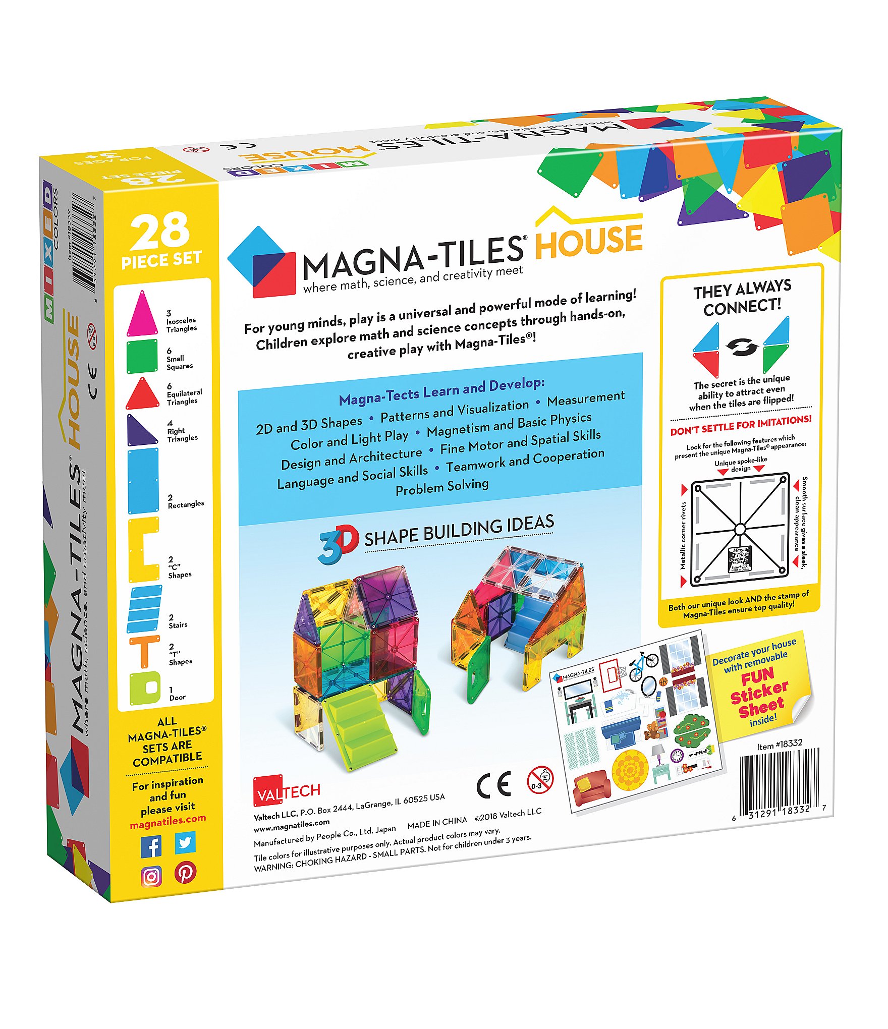 Magna-Tiles House 28-Piece Set