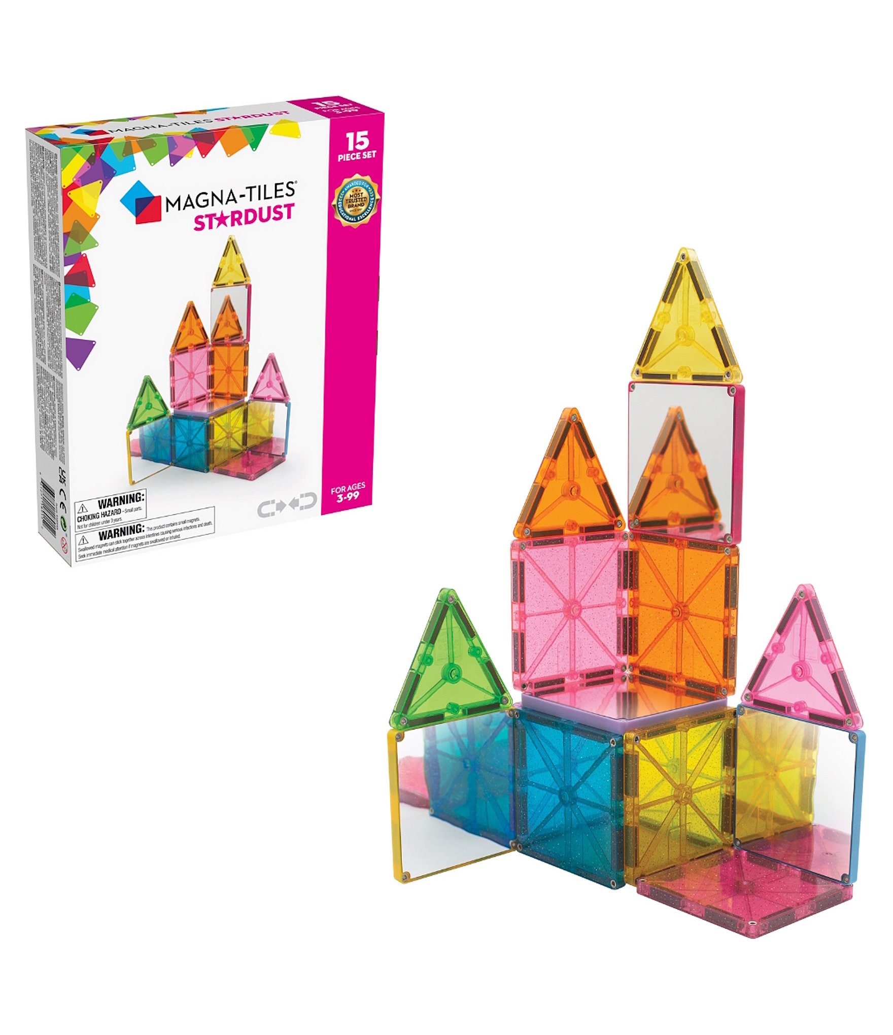 Magna-Tiles® Stardust 15-Piece Set