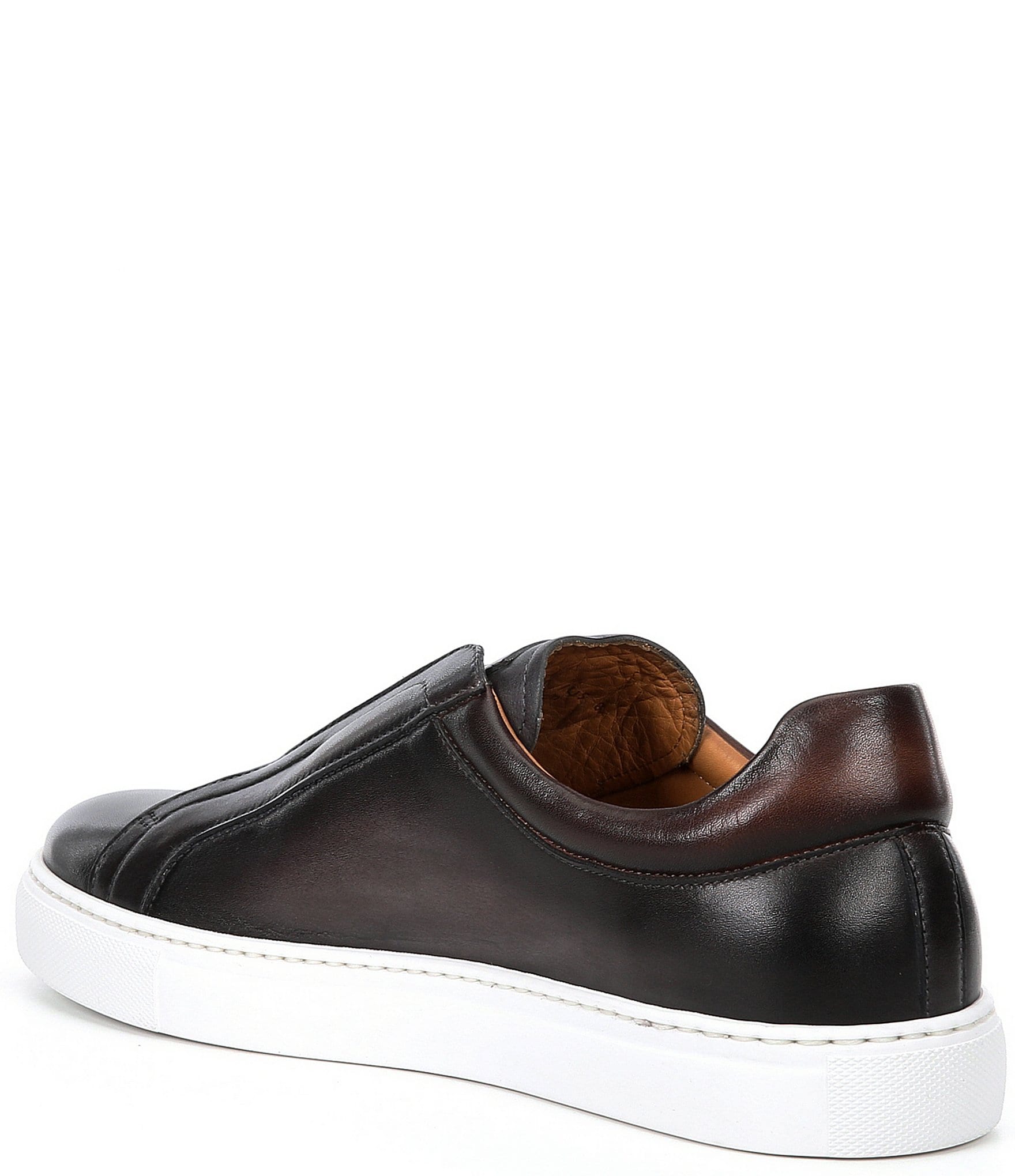 Magnanni Men's Fiore Leather Slip-On Dress Sneakers