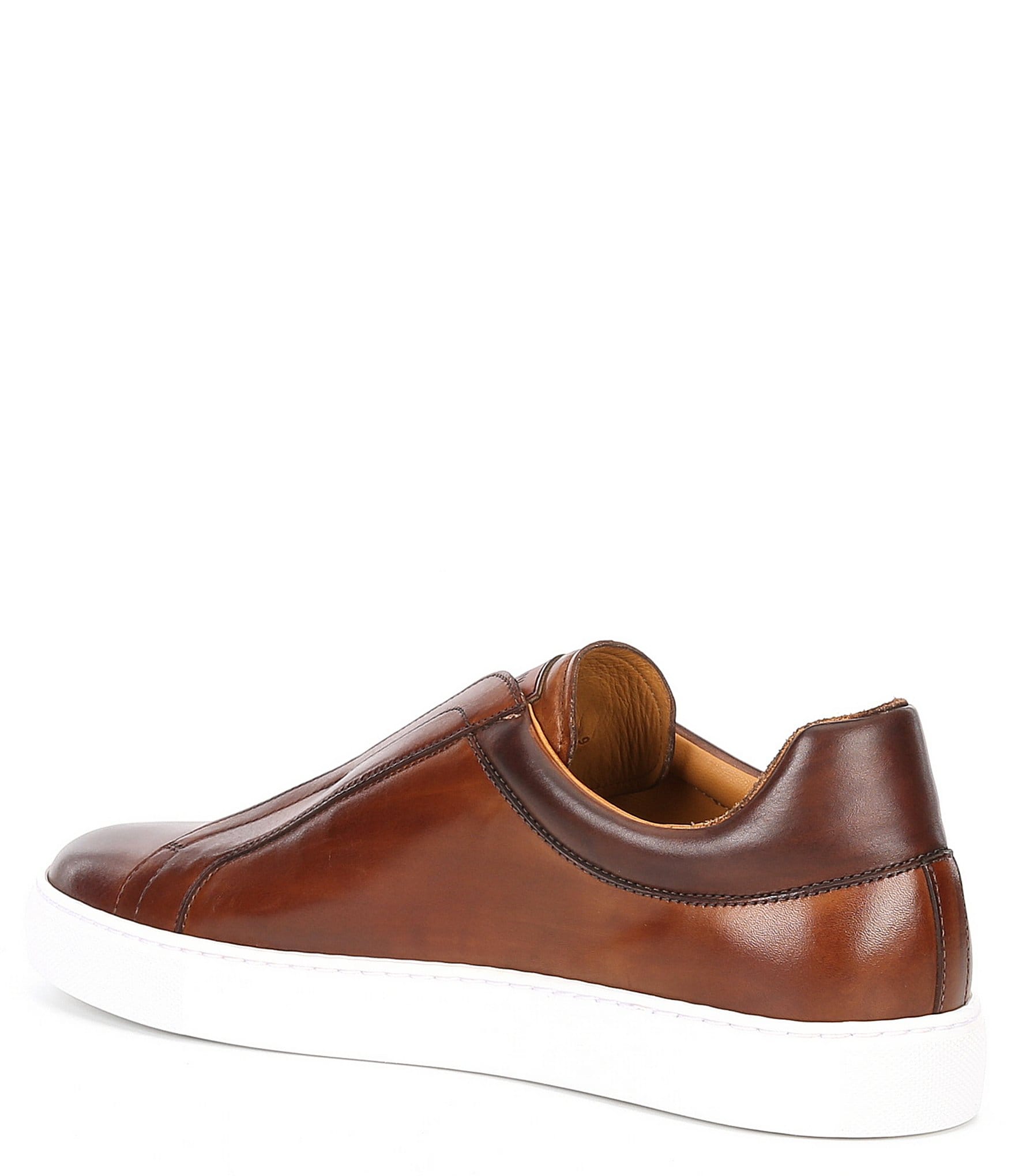 Magnanni Men's Fiore Leather Slip-On Dress Sneakers