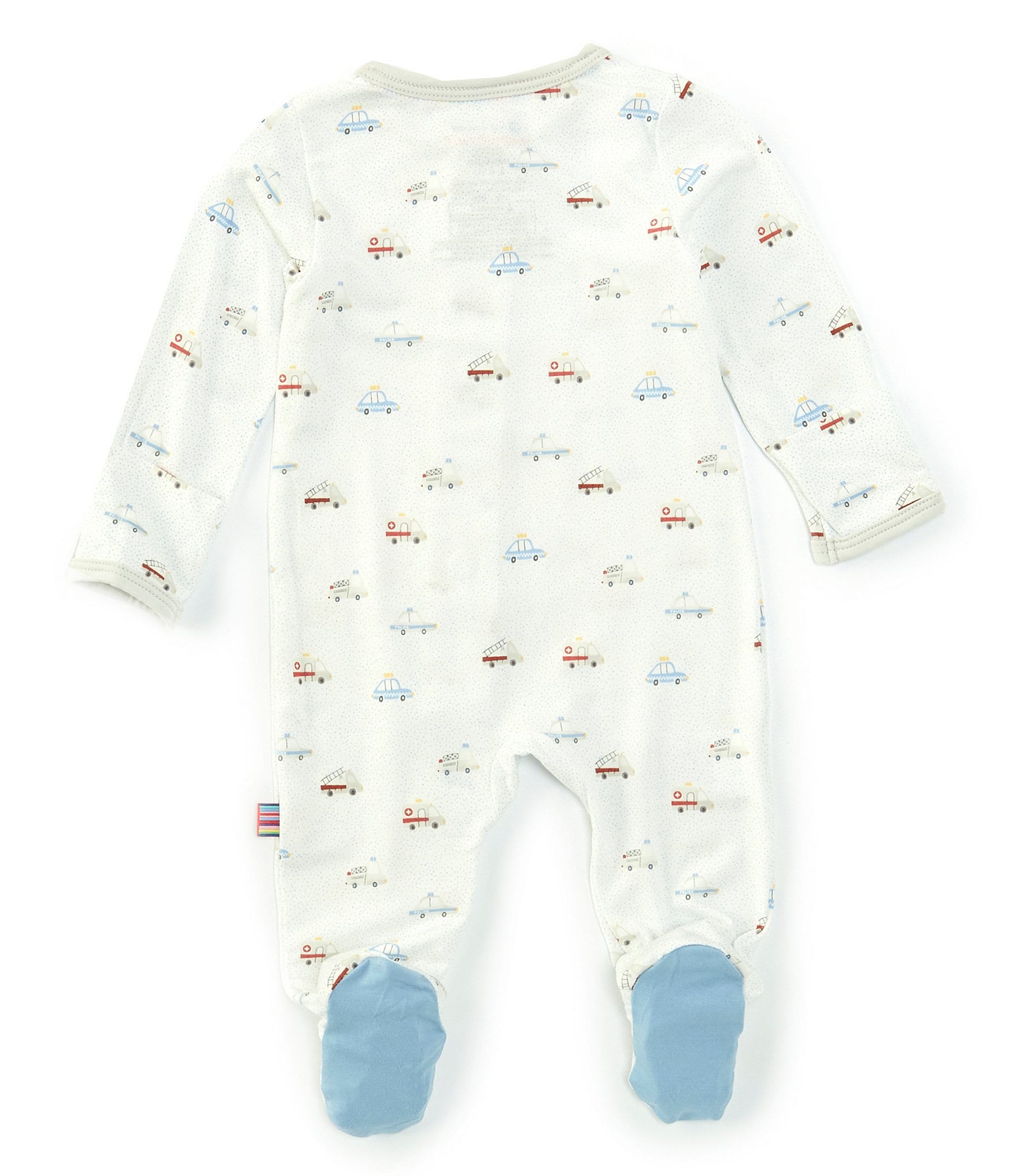 Magnetic Me Baby Boys Newborn-9 Months Long Sleeve Hug Dispatcher Footed Coverall