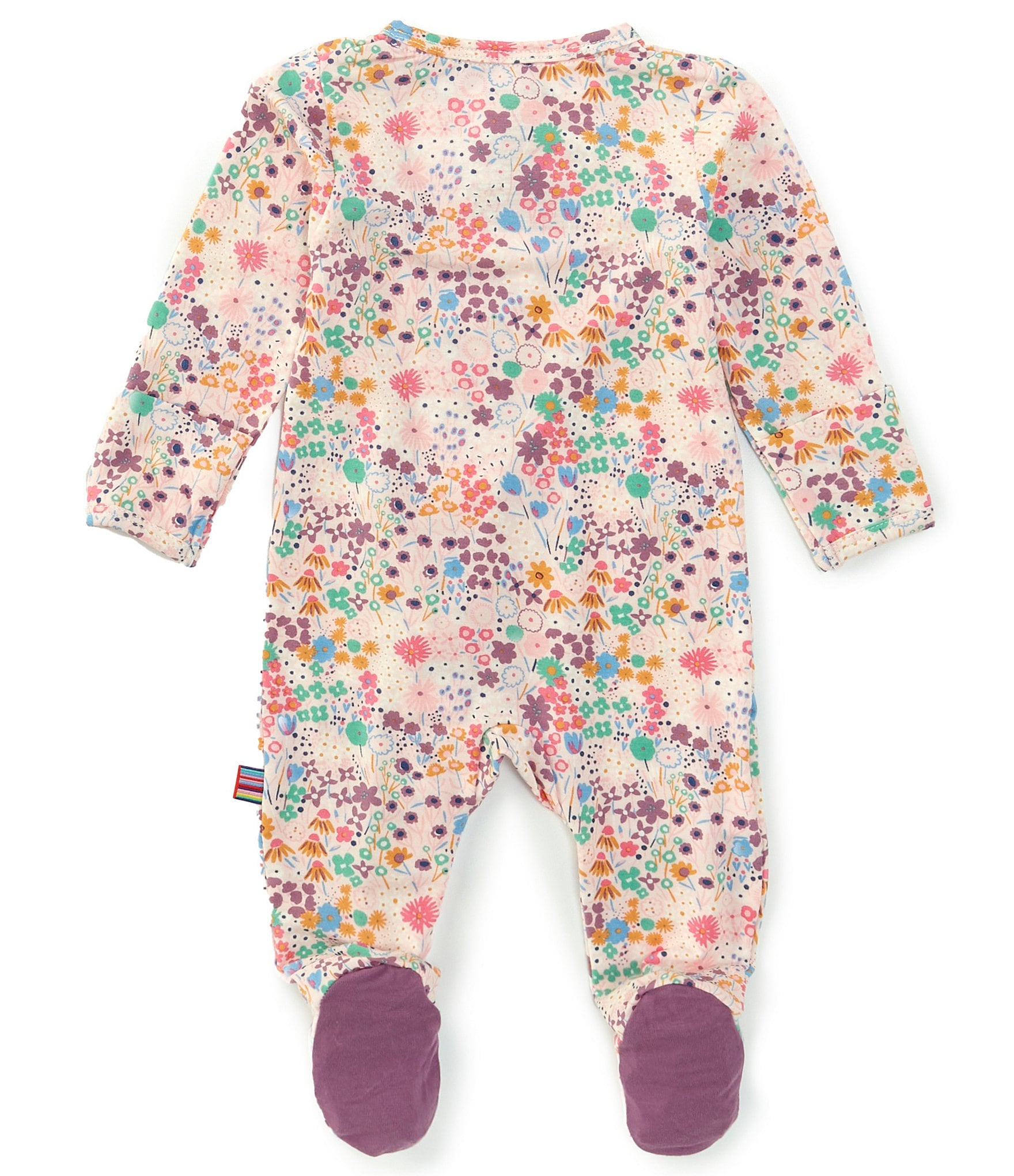 Magnetic Me Baby Girls Newborn-9 Months Long-Sleeve Isla Footed Coverall