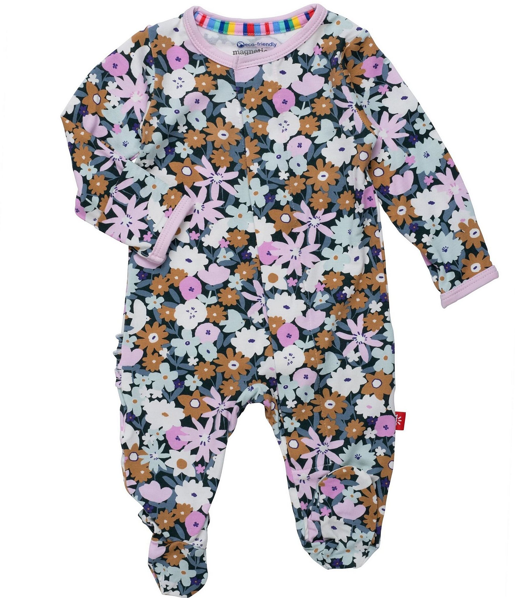 Magnetic Me Baby Girls Preemie-9 Months Long Sleeve Finchley Floral ...
