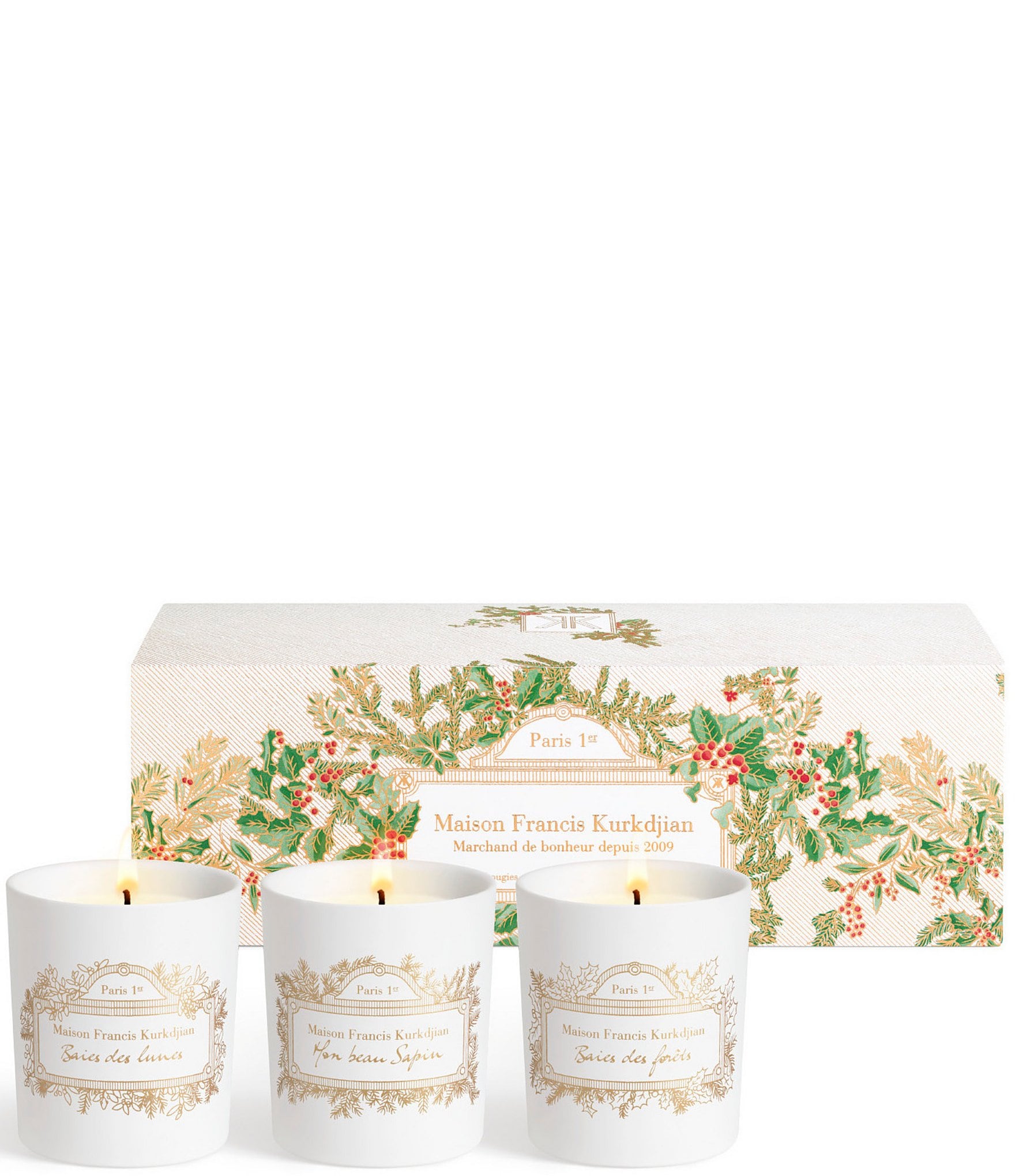 MAISON FRANCIS KURKDJIAN 1,2,3, Noël scented candles selling