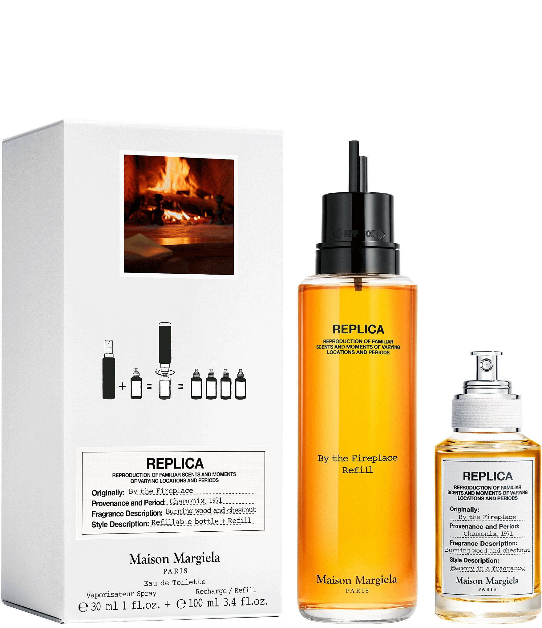 Maison Margiela REPLICA By the Fireplace Eau de Toilette Refill Set