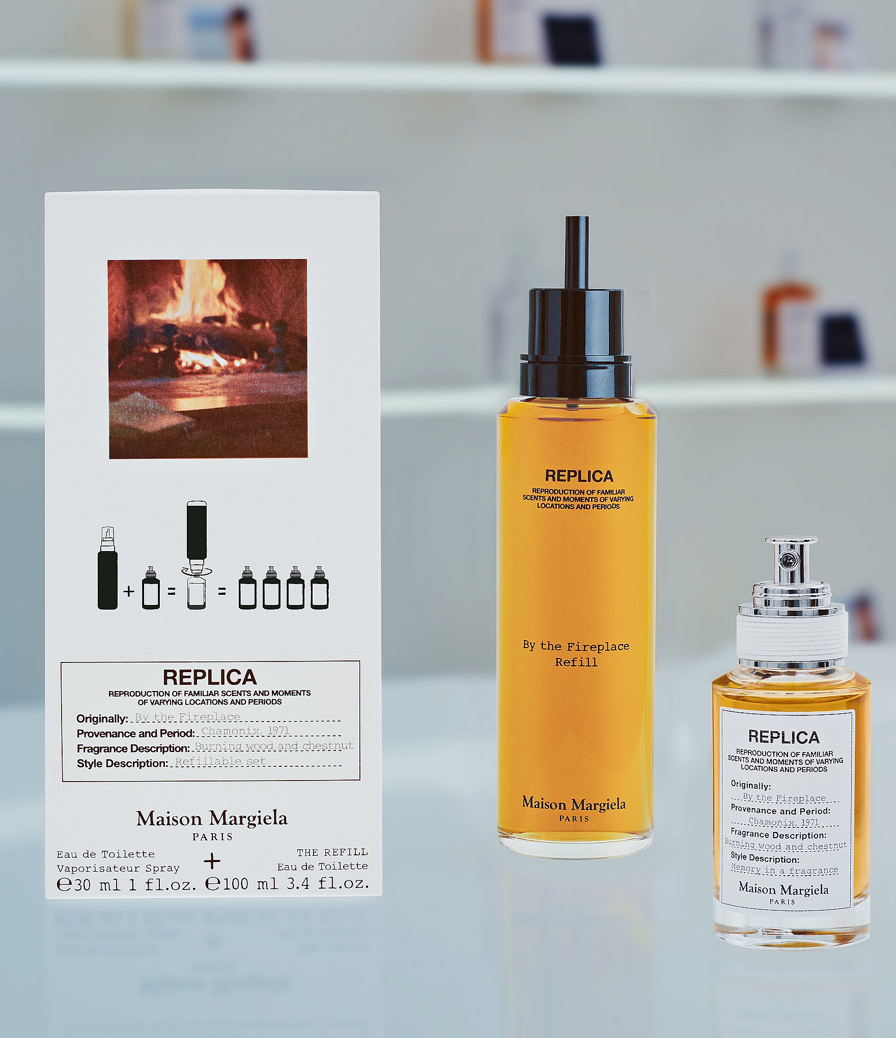 Maison Margiela REPLICA By the Fireplace Eau de Toilette Refill Set