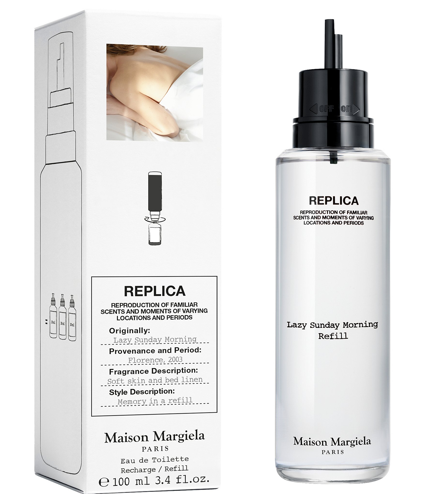 Maison Margiela REPLICA Lazy Sunday Morning Eau de Toilette Refill, 3.4-oz.