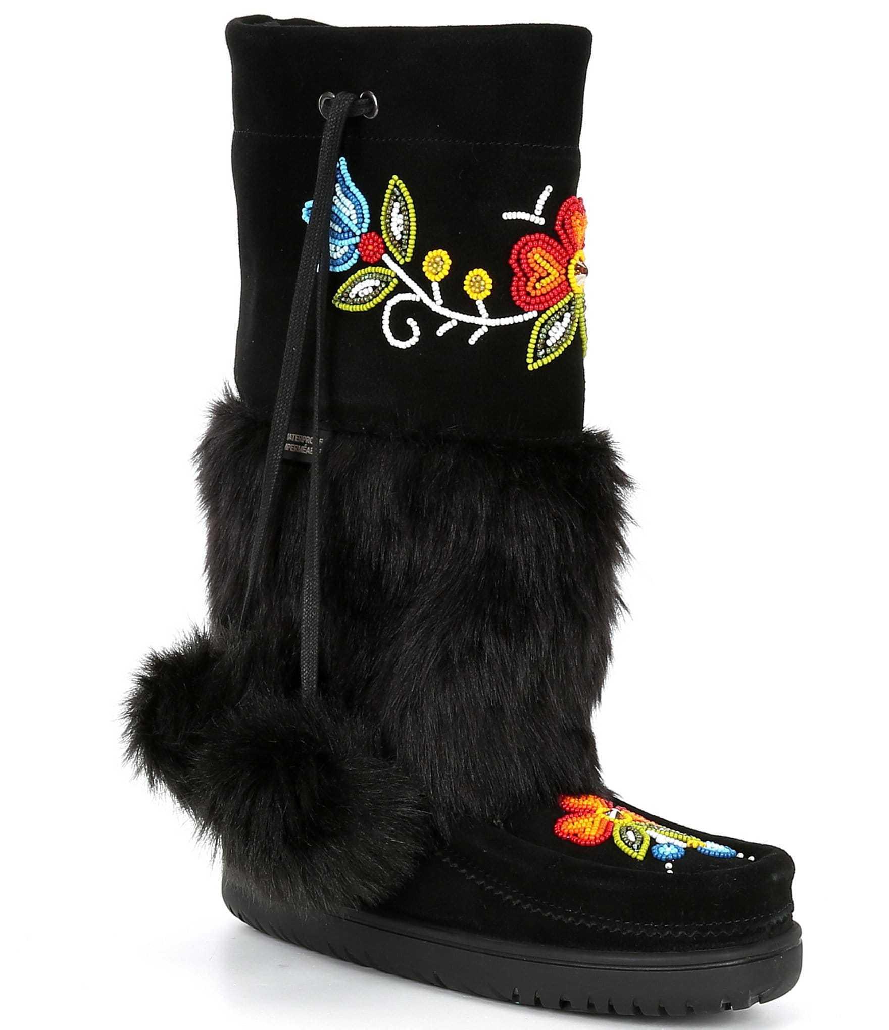 Manitobah Mukluks Bloom Faux Fur Boots | Dillard's