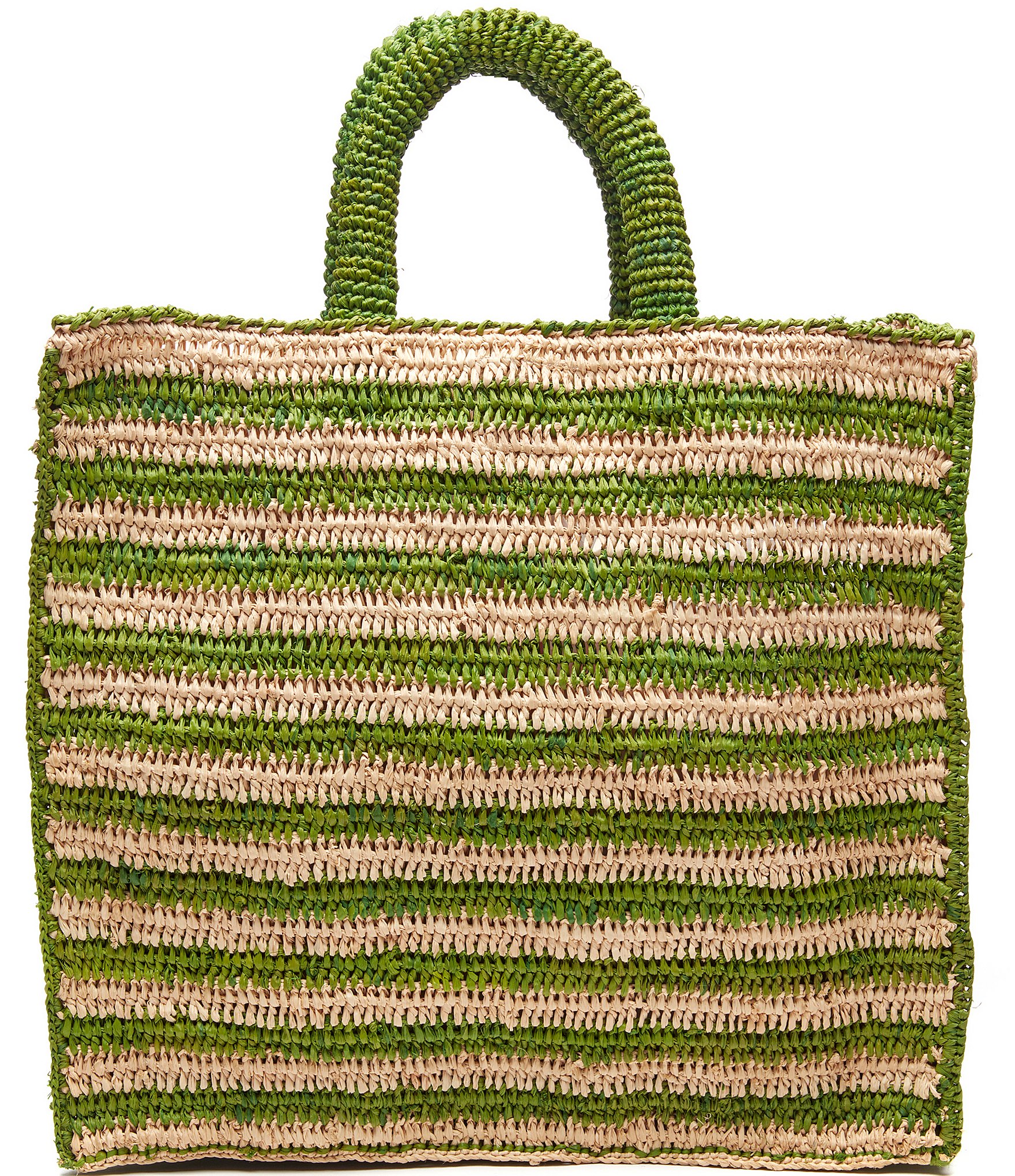 Mar Y Sol Callie Striped Straw Tote Bag Dillard s