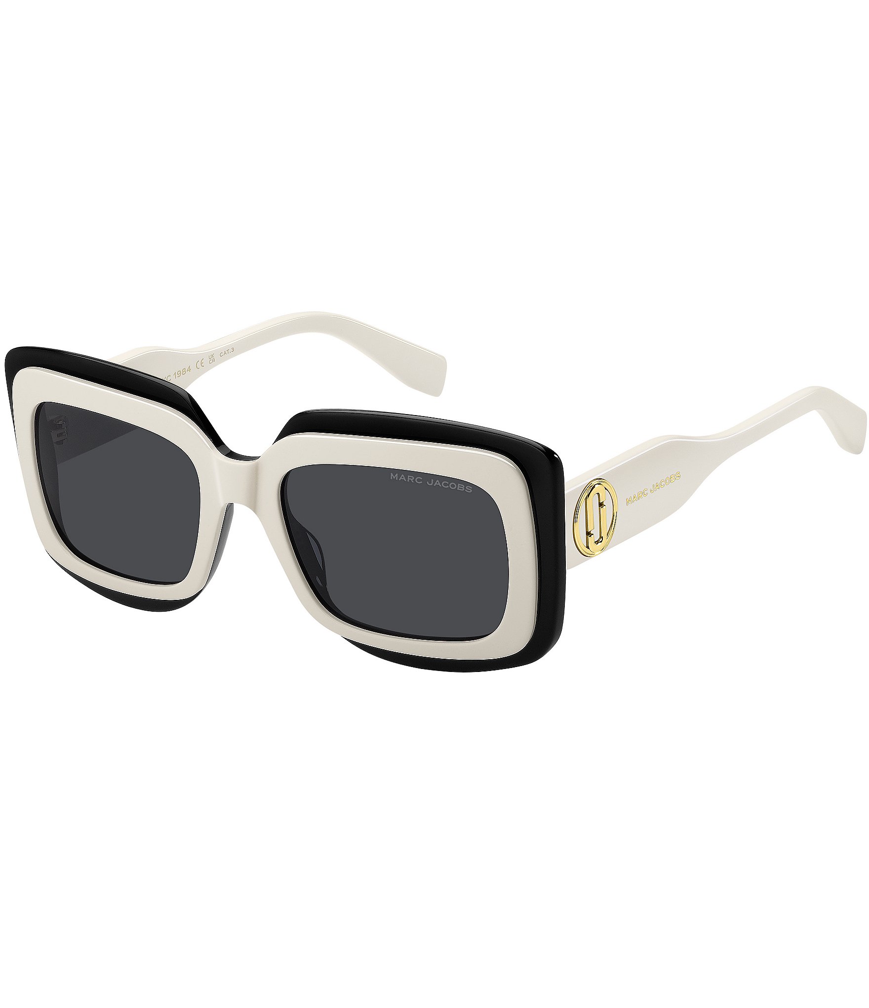 Marc Jacobs White Square Logo Sunglasses NWT Marc Jacobs White Sunglasses – Luxury Discoveries main image 4