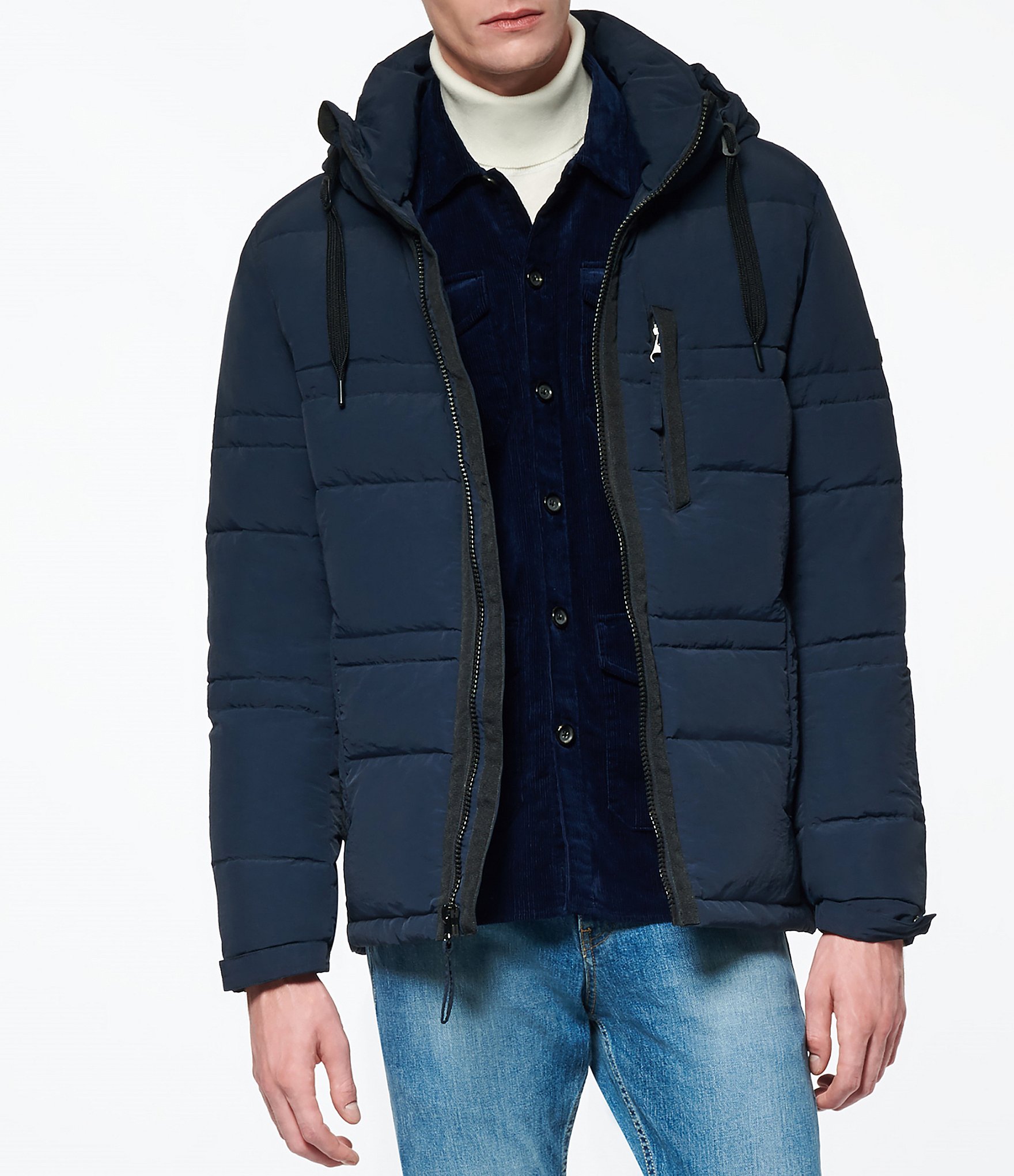 marc new york longline puffer coat