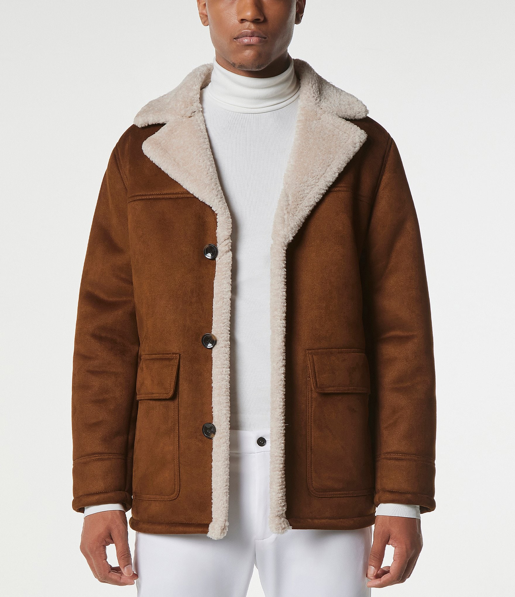 Shearling blazer hot sale