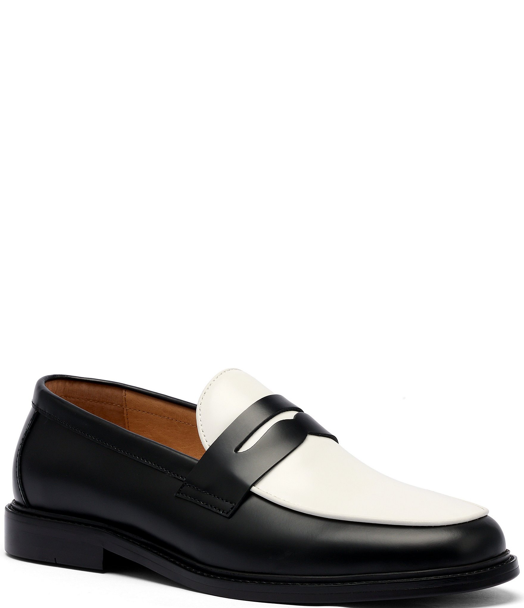 dress shoes white and black Aris Allen Men's 1946 Spectator Wingtip Dance Shoes, 7.5 / Black and White or wrinkle on them Mens Vintage Style Black White
