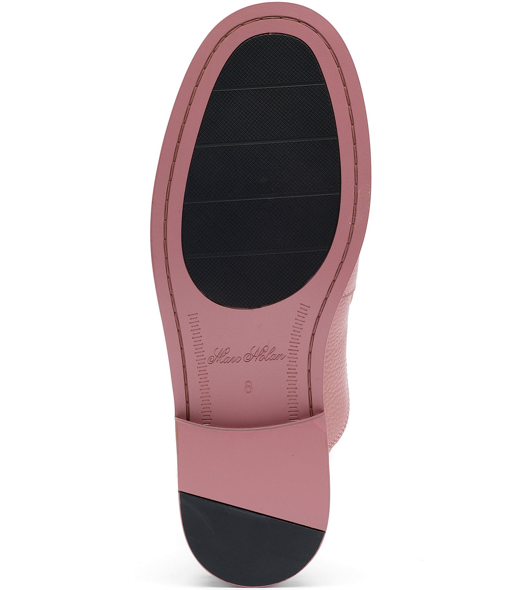 Marc Nolan Men's Del Mar Pebble Leather Loafer Mules