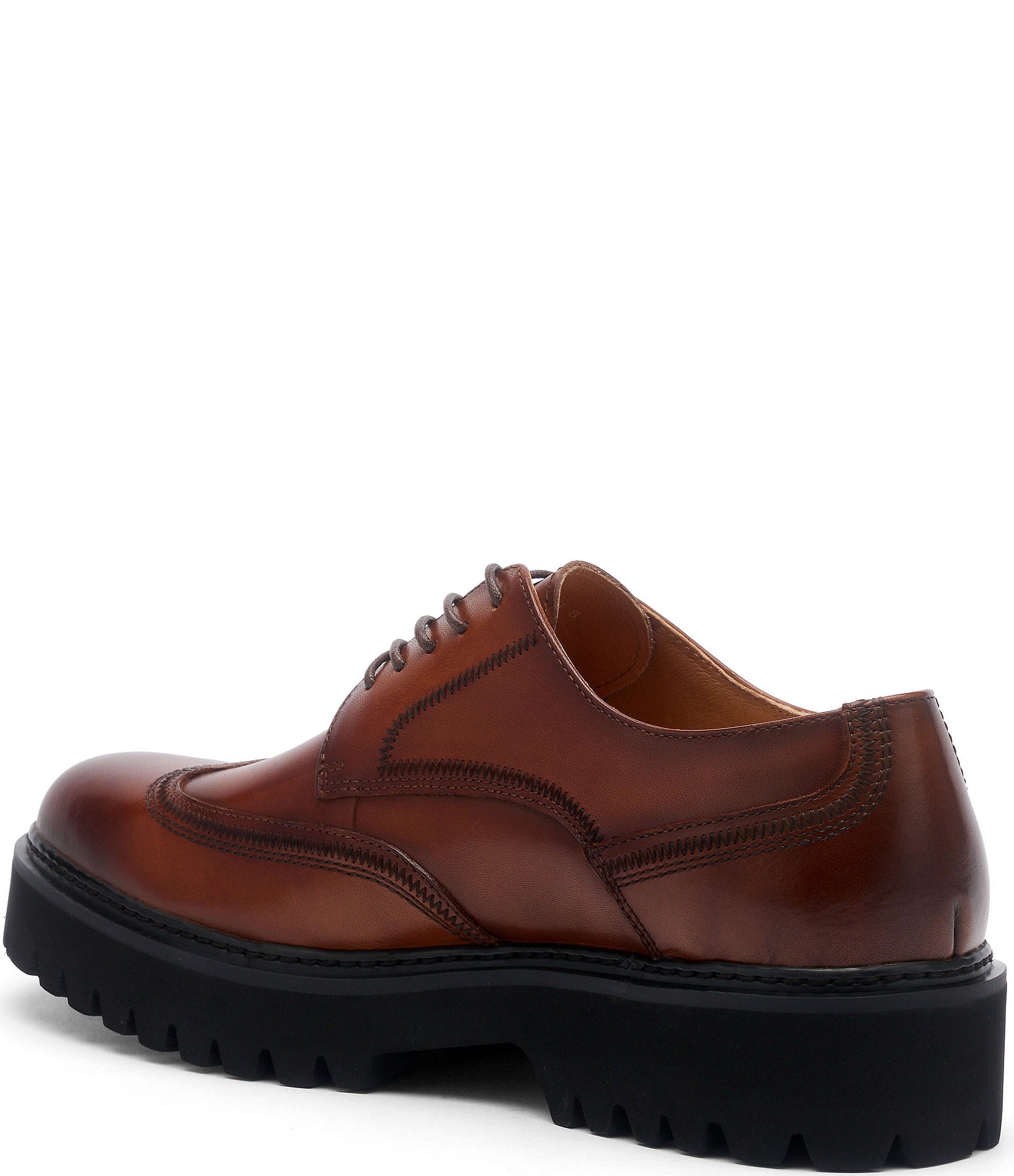 Marc Nolan Men's Ronan Leather Lug Wingtip Oxfords