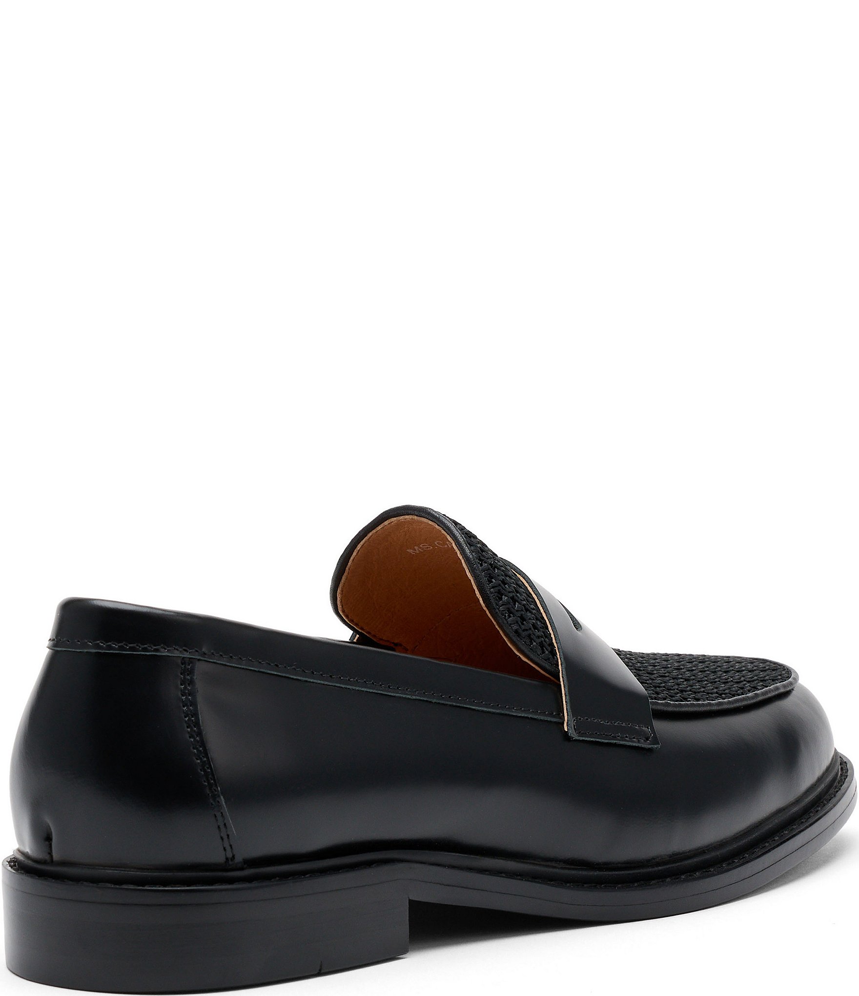 Marc Nolan Women's Ms. Calum Leather and Mesh Penny Loafers