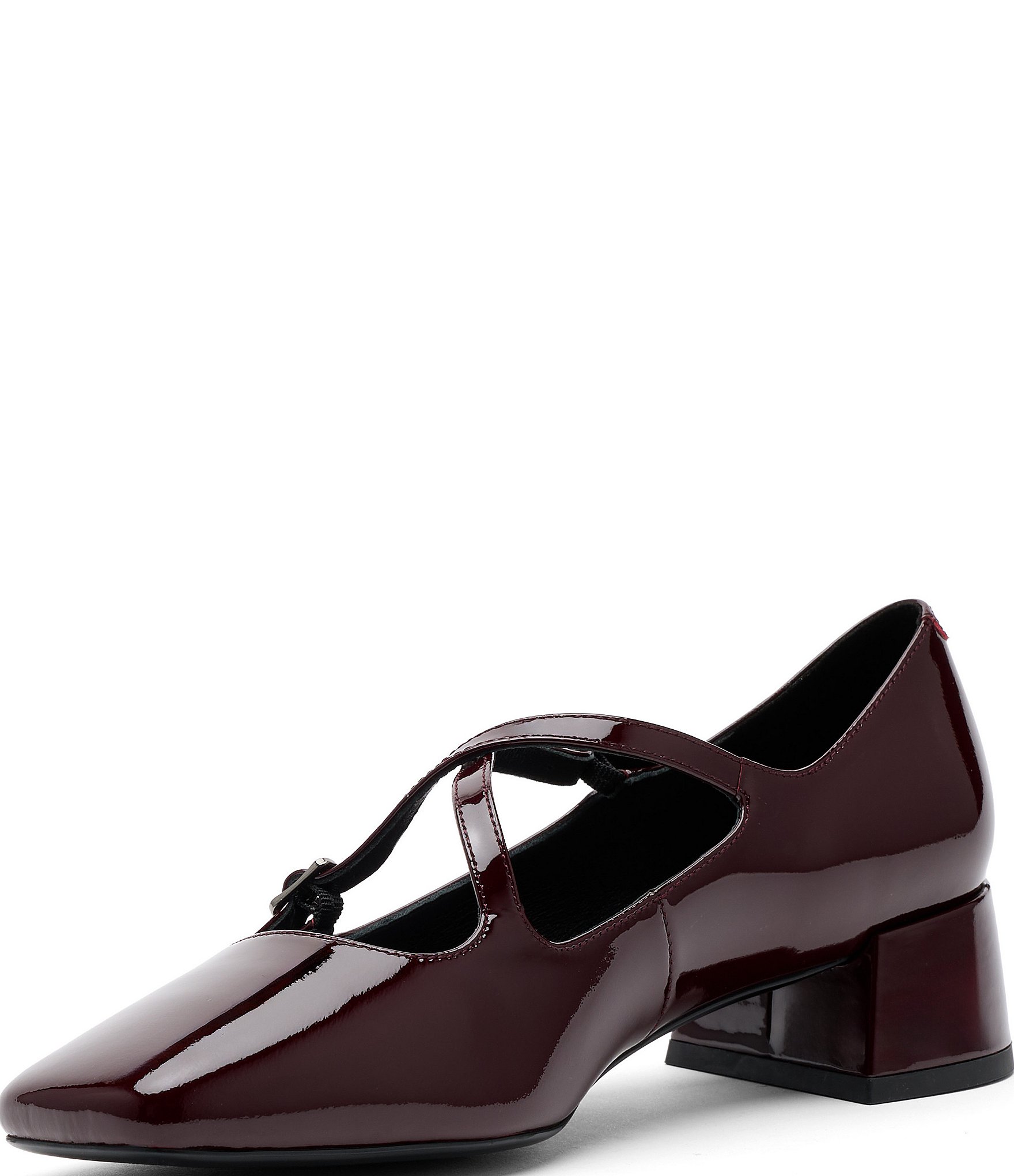 Marc Nolan Women's Ruby Patent Leather Mary Jane Block Heel Pumps