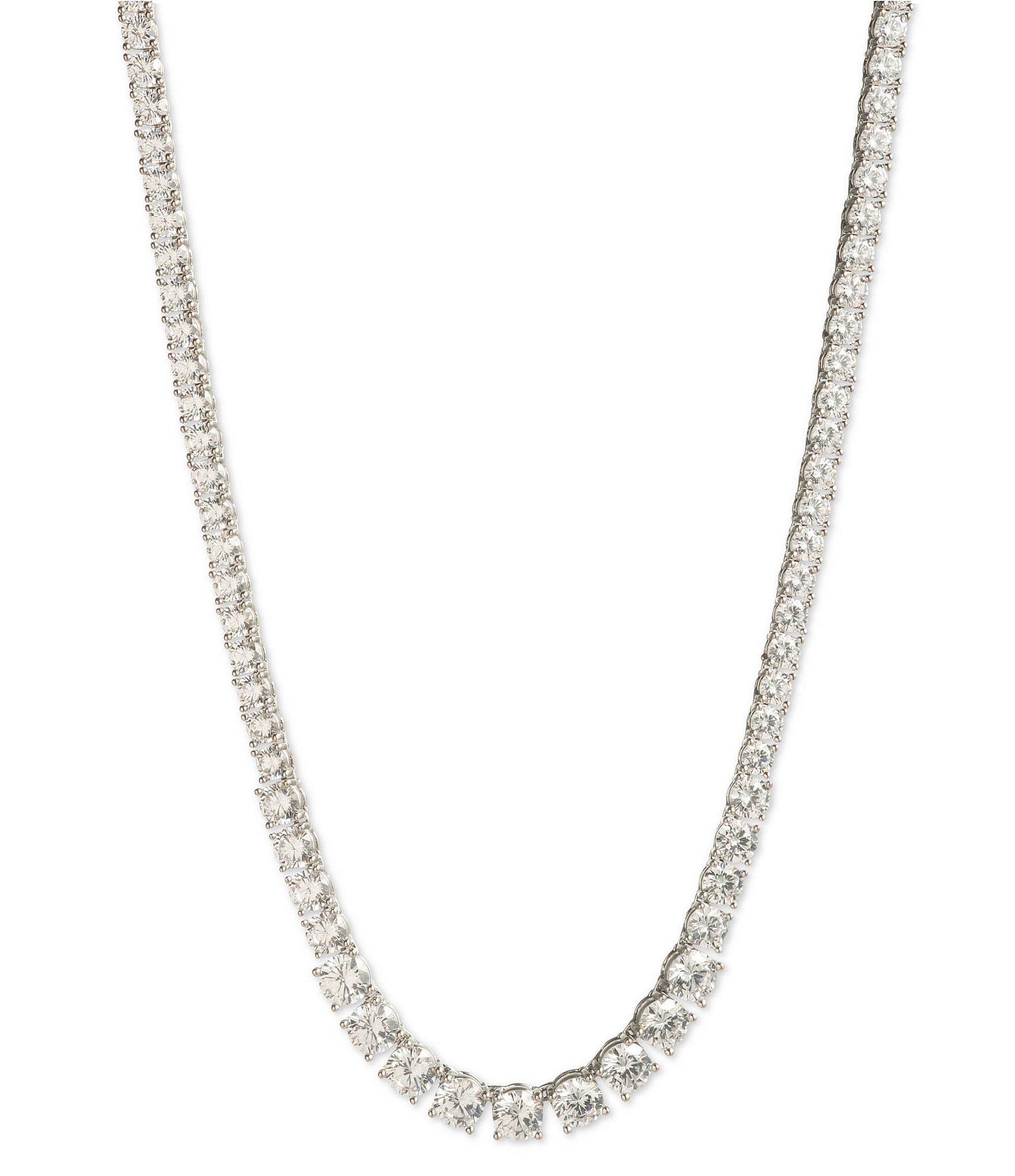 Marchesa Crystal Stone Collar Necklace