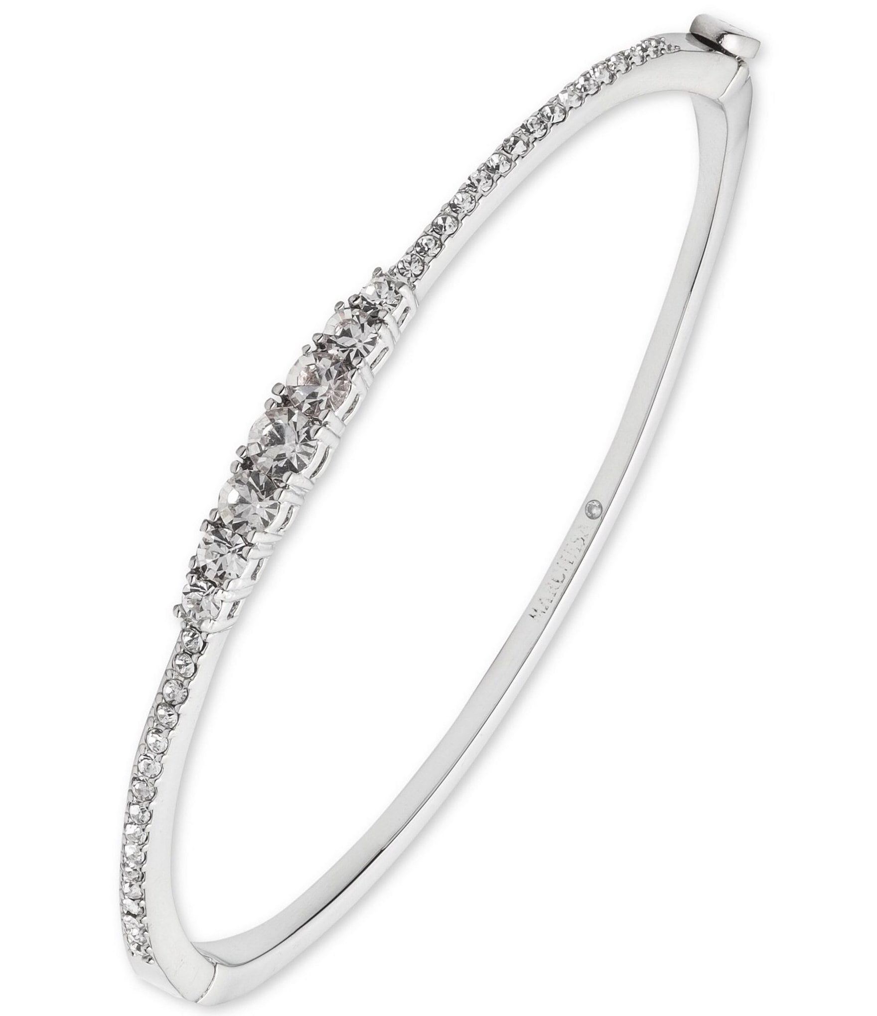 Marchesa Stone Crystal Bangle Bracelet