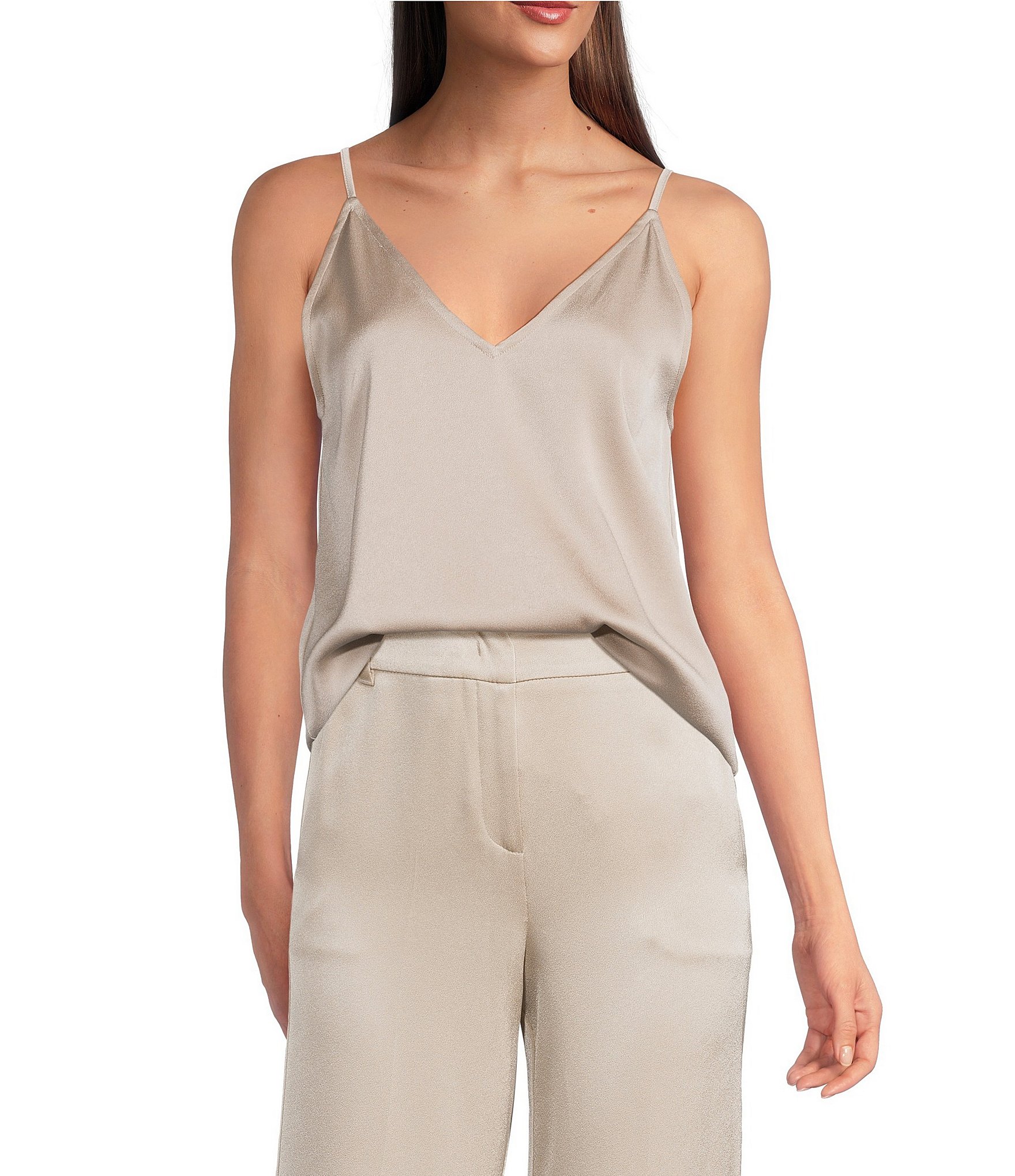 Marella Carso V-Neck Camisole Satin Top