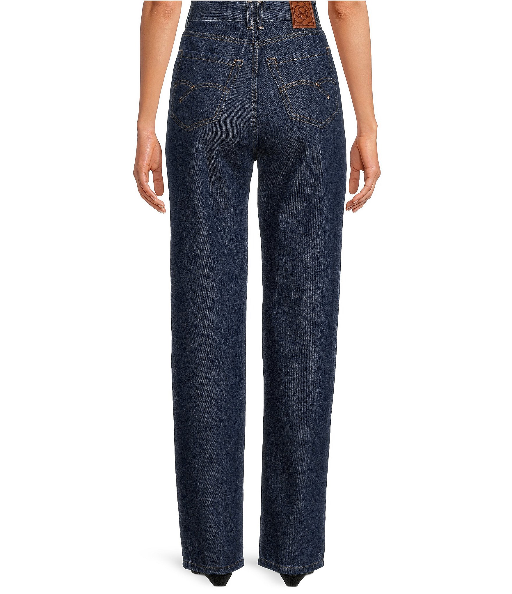 Marella High Waisted Denim Mom Jeans
