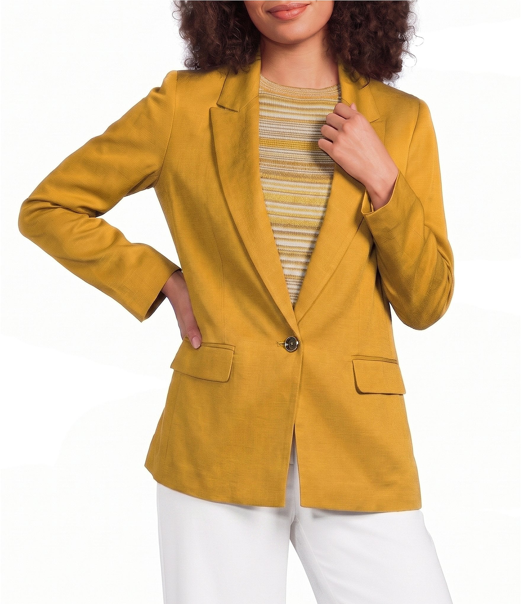 Marella Mllopunzia Lapel Collar Long Sleeve Blazer