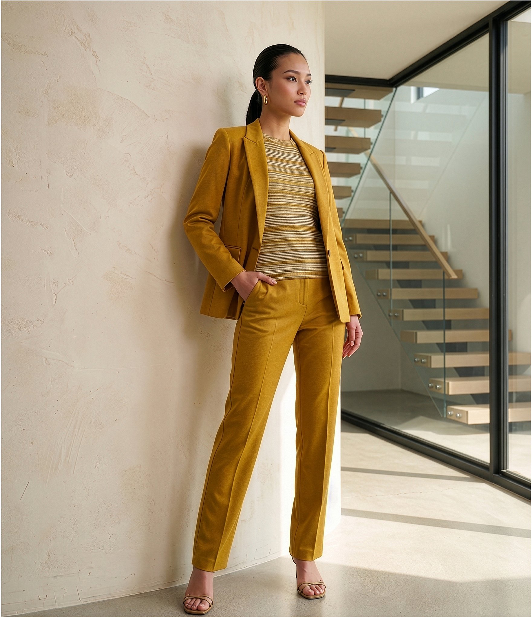 Marella Mllopunzia Lapel Collar Long Sleeve Blazer