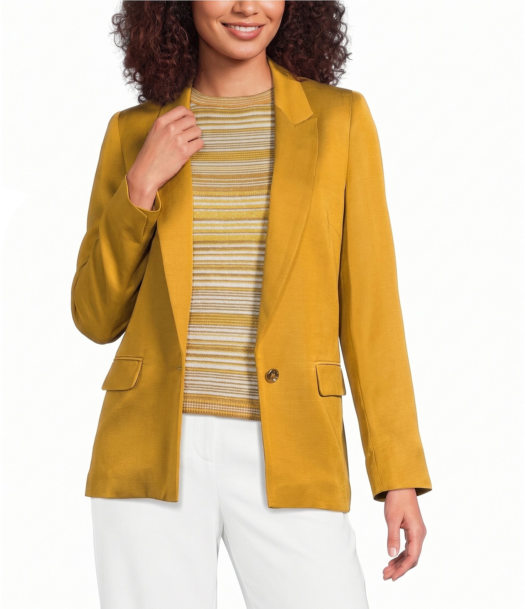 Marella Mllopunzia Lapel Collar Long Sleeve Blazer
