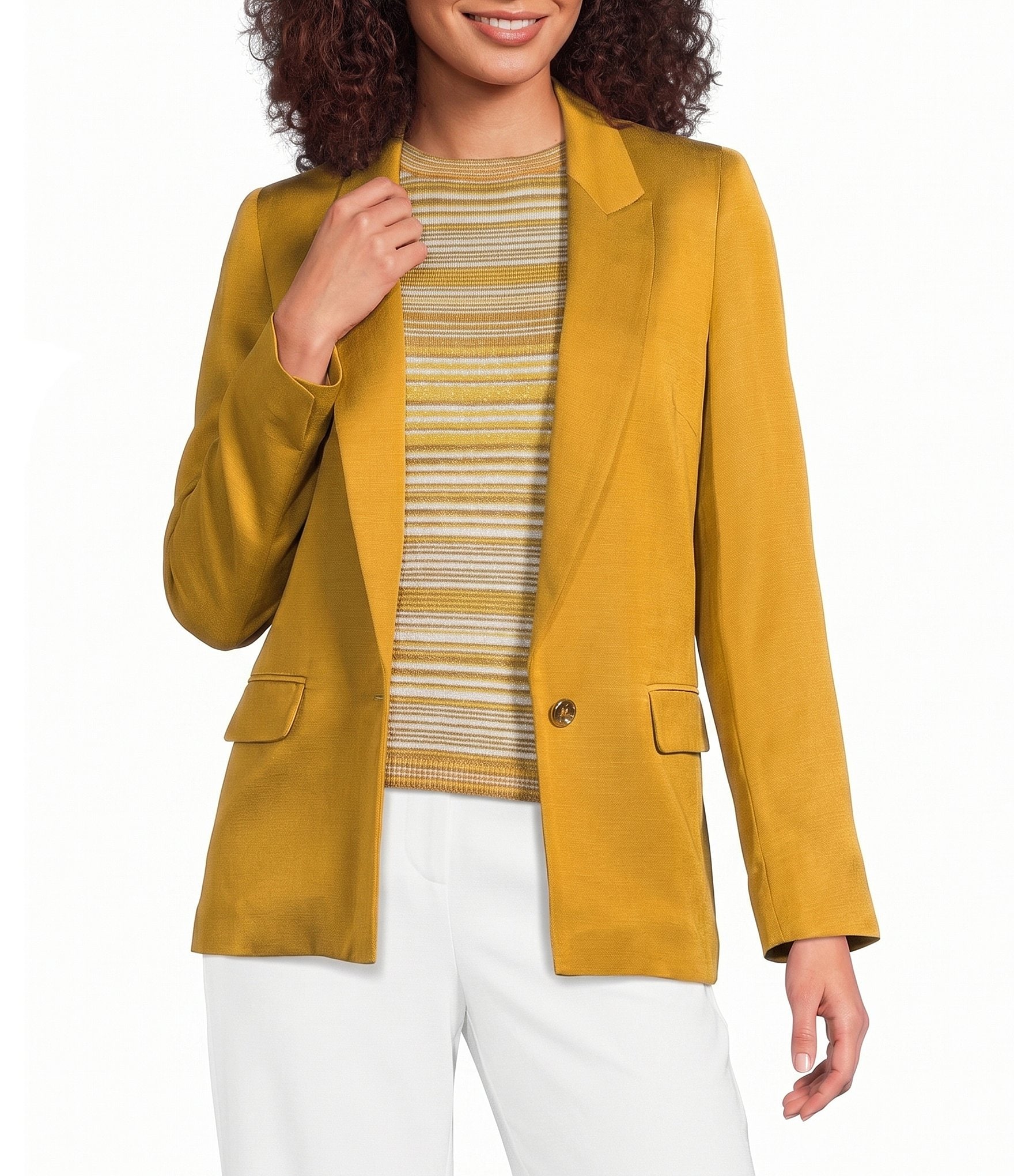Marella Mllopunzia Lapel Collar Long Sleeve Blazer