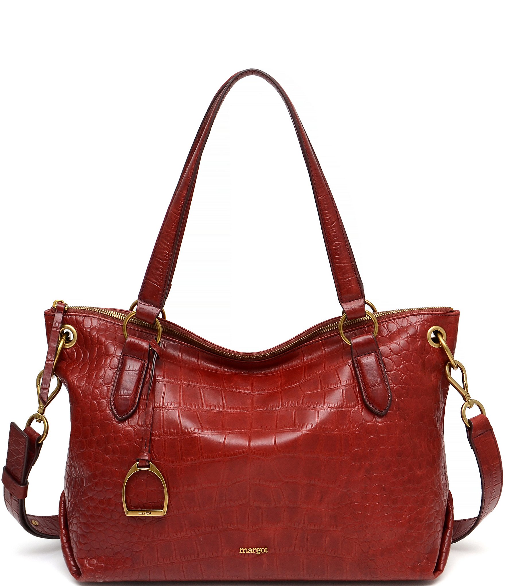 Margot Womens Genuine Leather Shoulder Bag Brown O