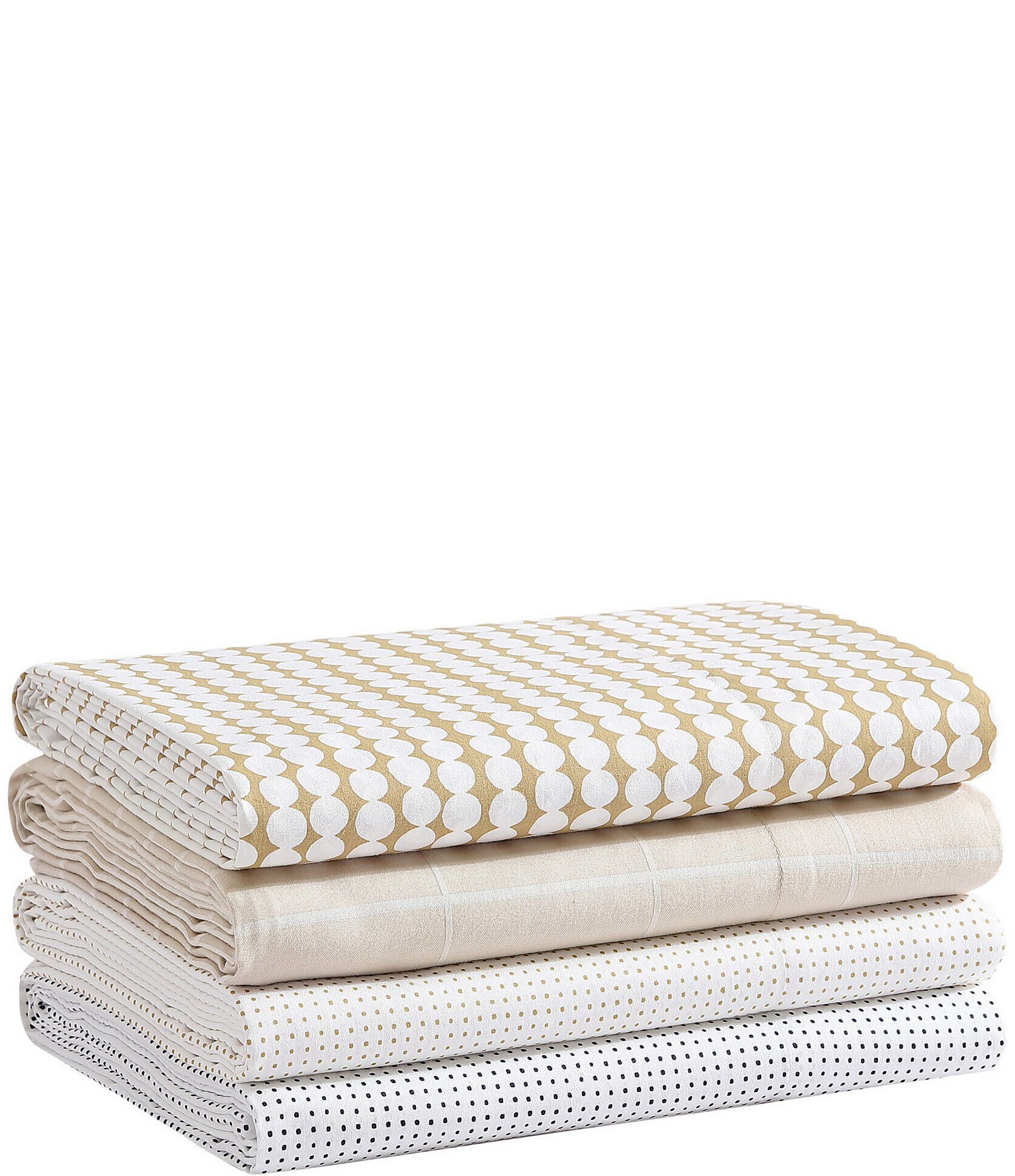 Marimekko Pieni Tiiliskivi Organic Beige Cotton Sheet Set