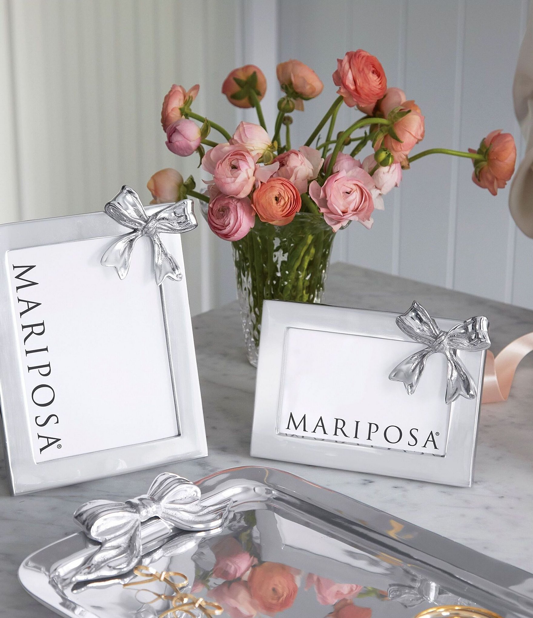 Mariposa BOWtique Collection Bow Rectangular Tray