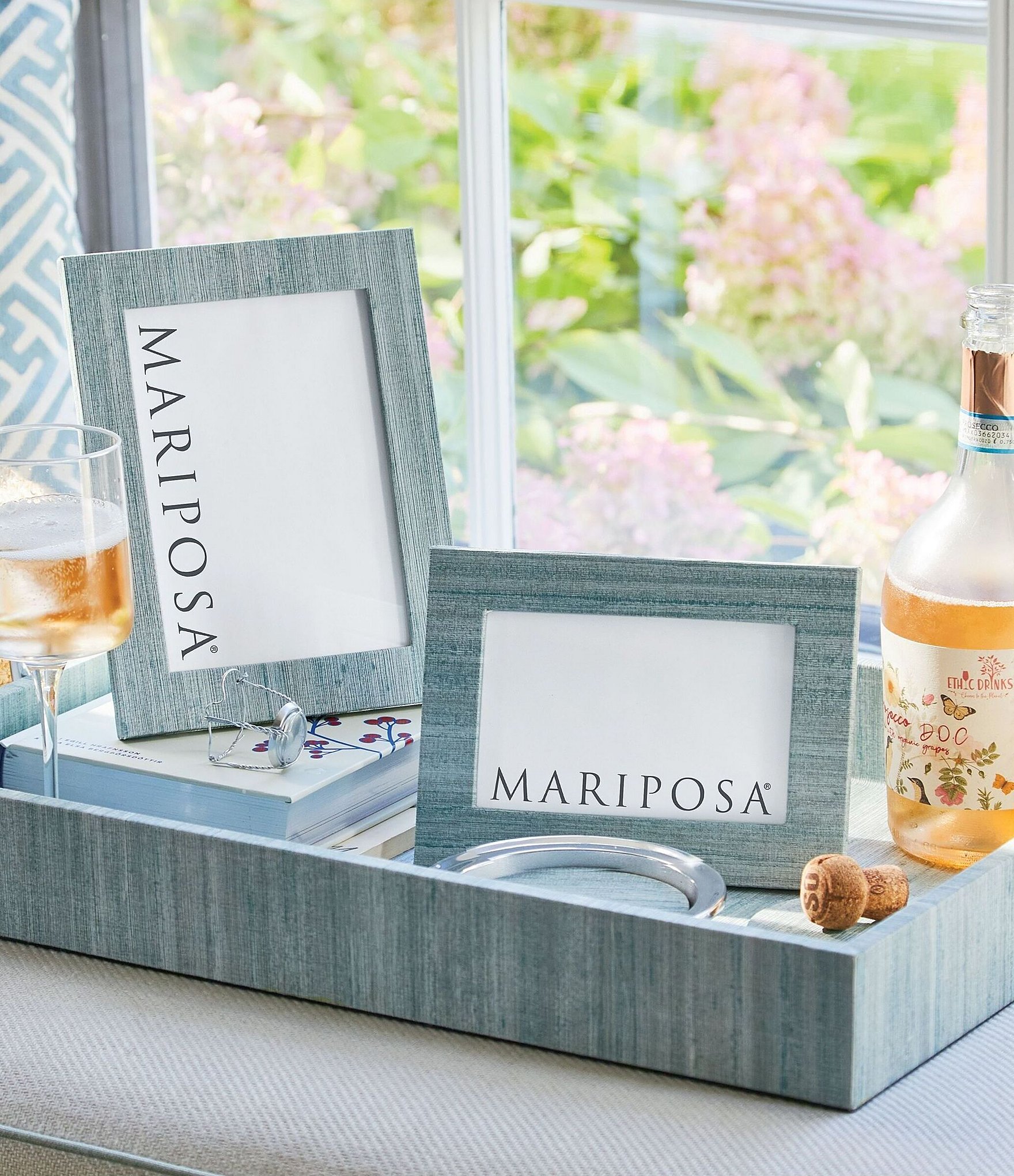 Mariposa Faux Grasscloth Collection Frame