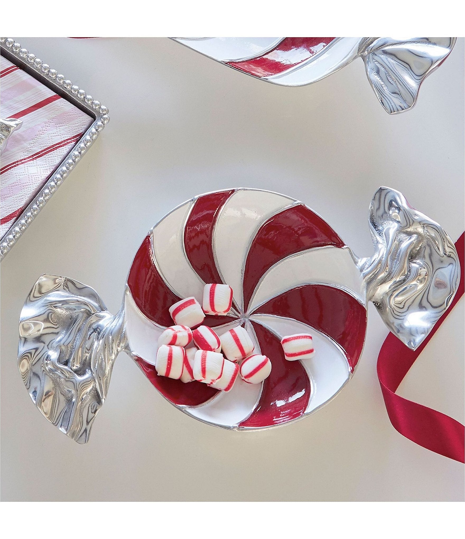 Mariposa Peppermint Candy Dish