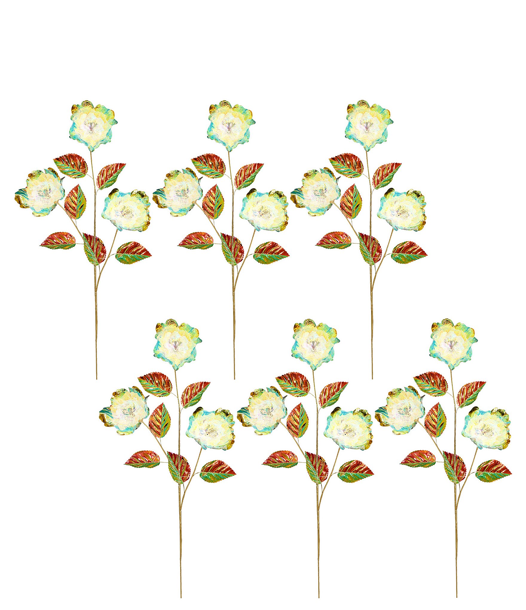 Mark Roberts Butterfly Bloom Spray Set of 6