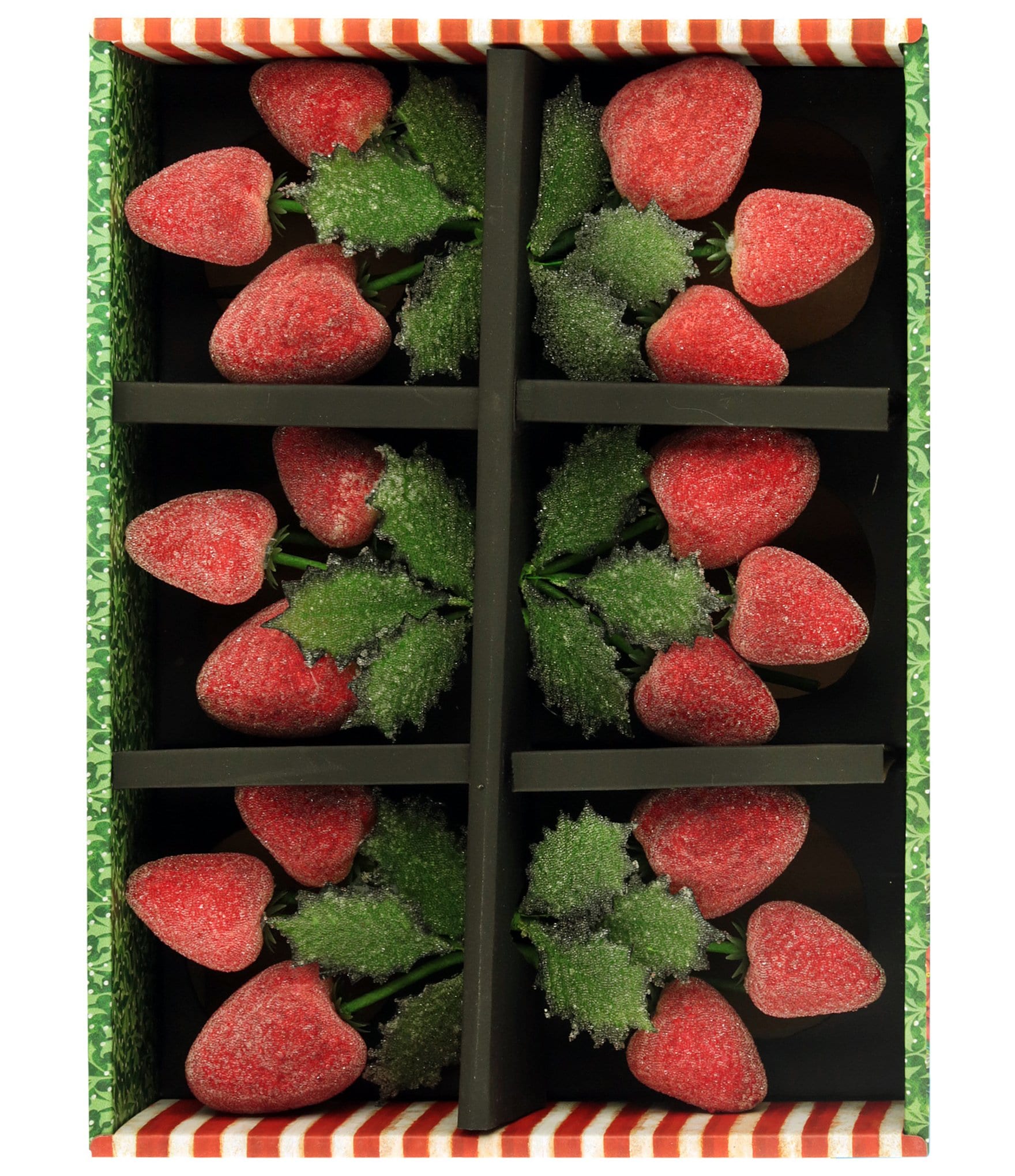 Mark Roberts Christmas Strawberry Pick, Box of 6