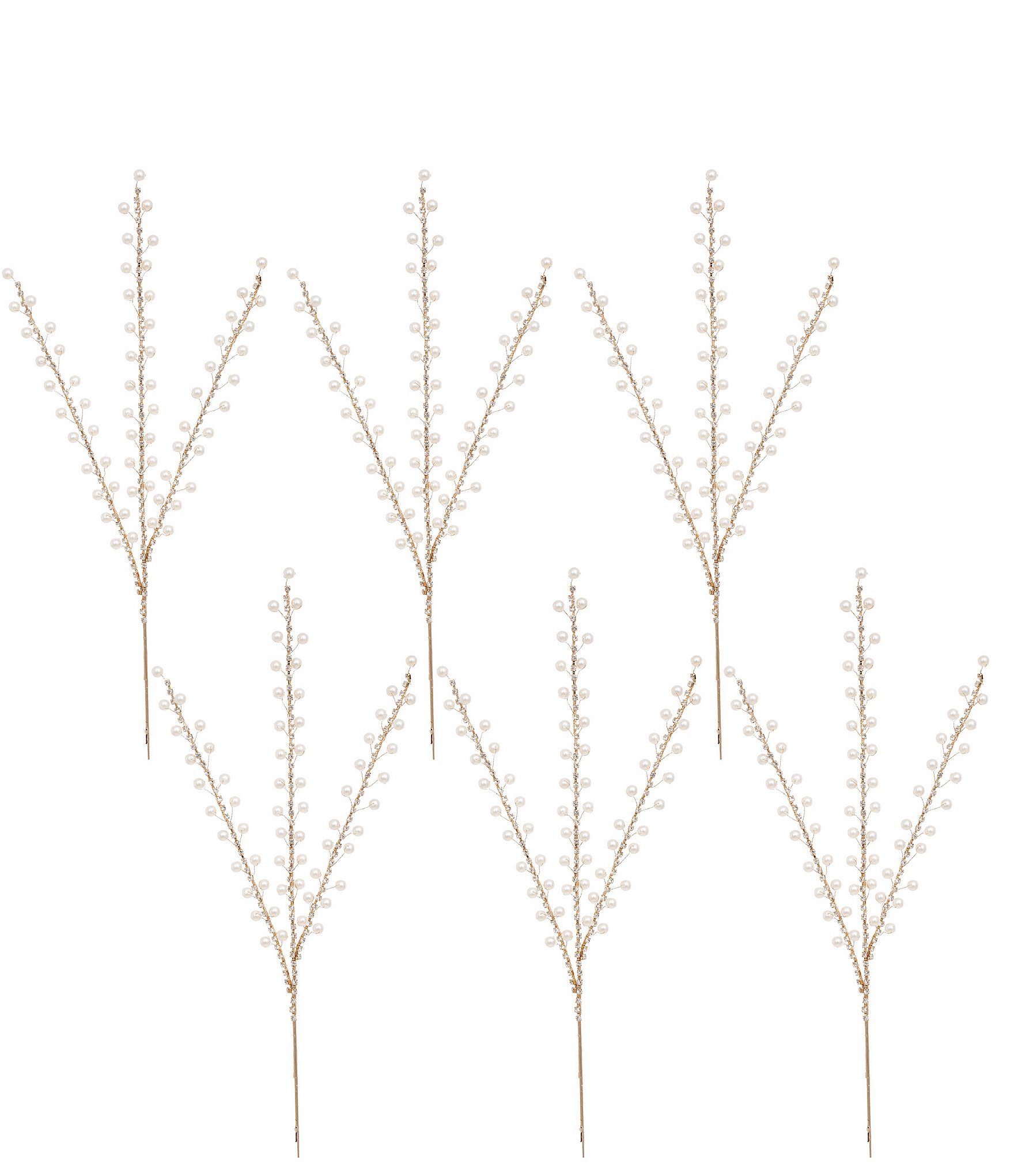 Mark Roberts Classic Pearl Berry Spray Set of 6